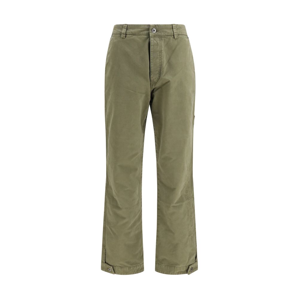 Off-White Zweifarbige Baumwoll-Freizeithose