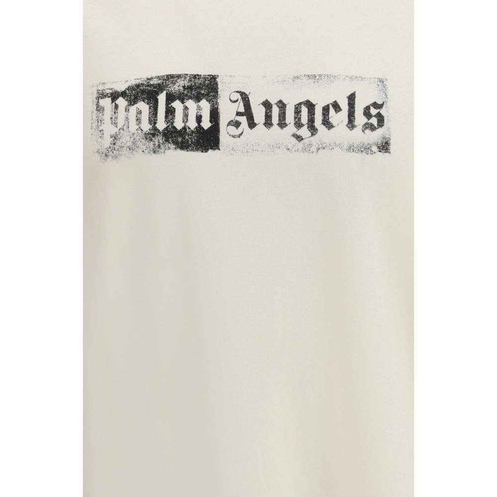 Palm Angels Beiges Baumwoll-T-Shirt