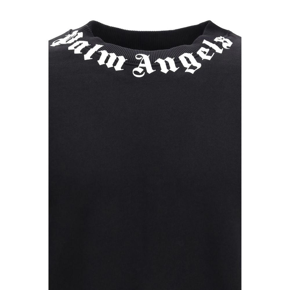 Palm Angels Schwarzer Baumwoll-Sweatshirt