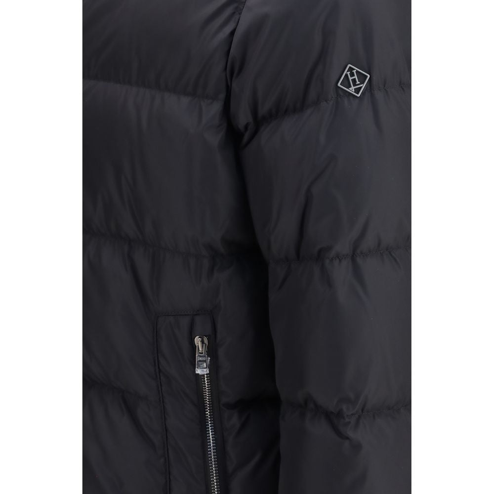 Herno Schwarze Daunenjacke aus Shell