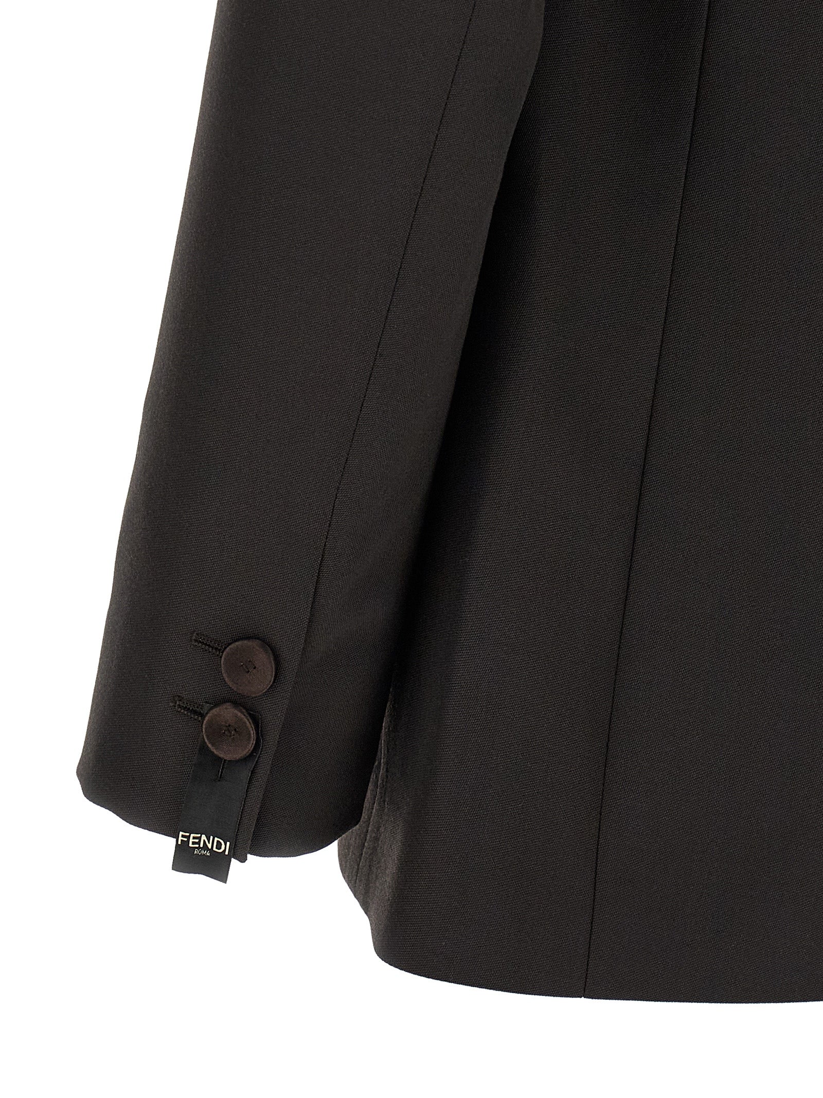 Fendi Brauner Polyester-Blazer
