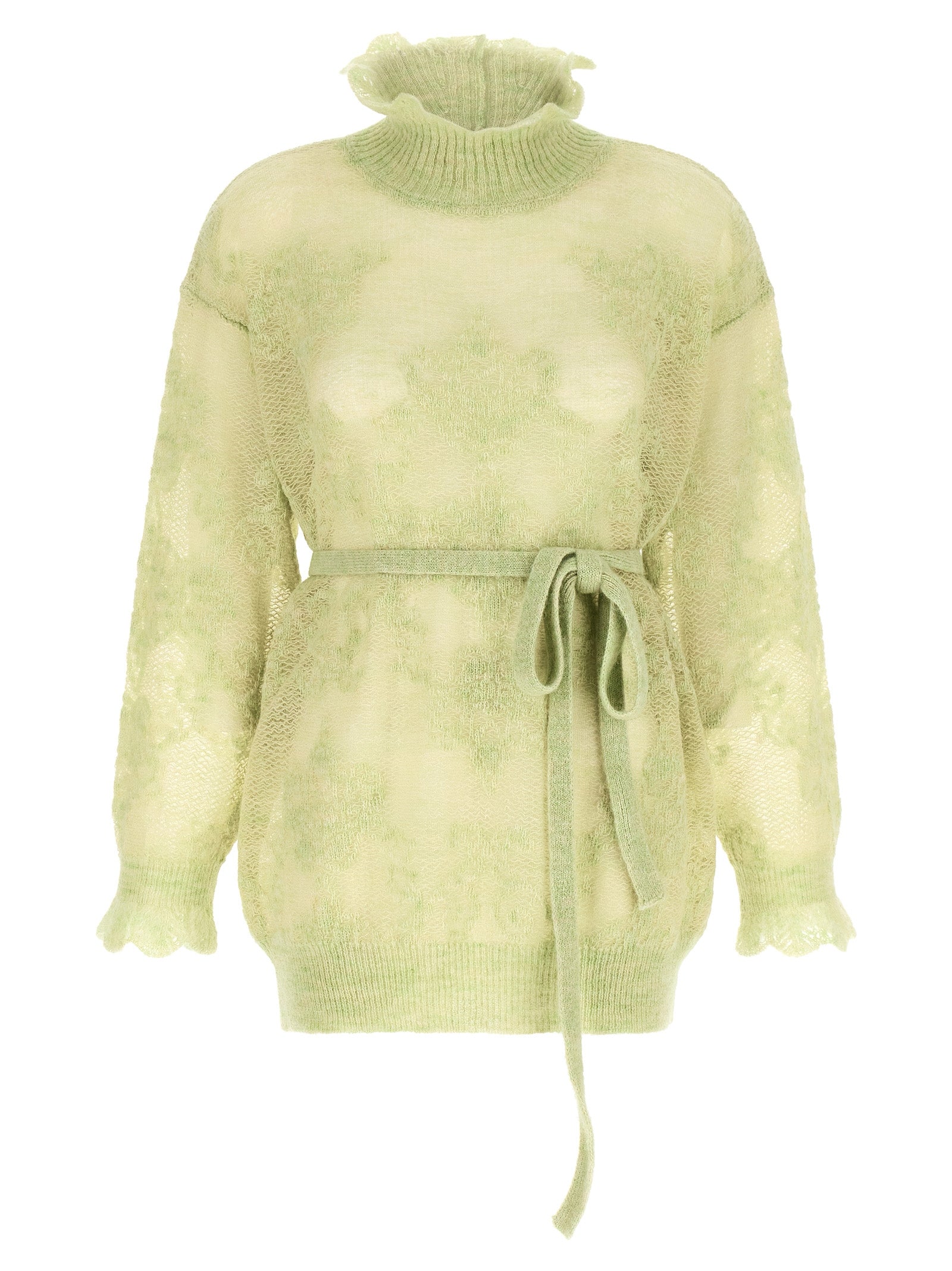 Twinset Zweifarbige Polyamid-Strickjacke