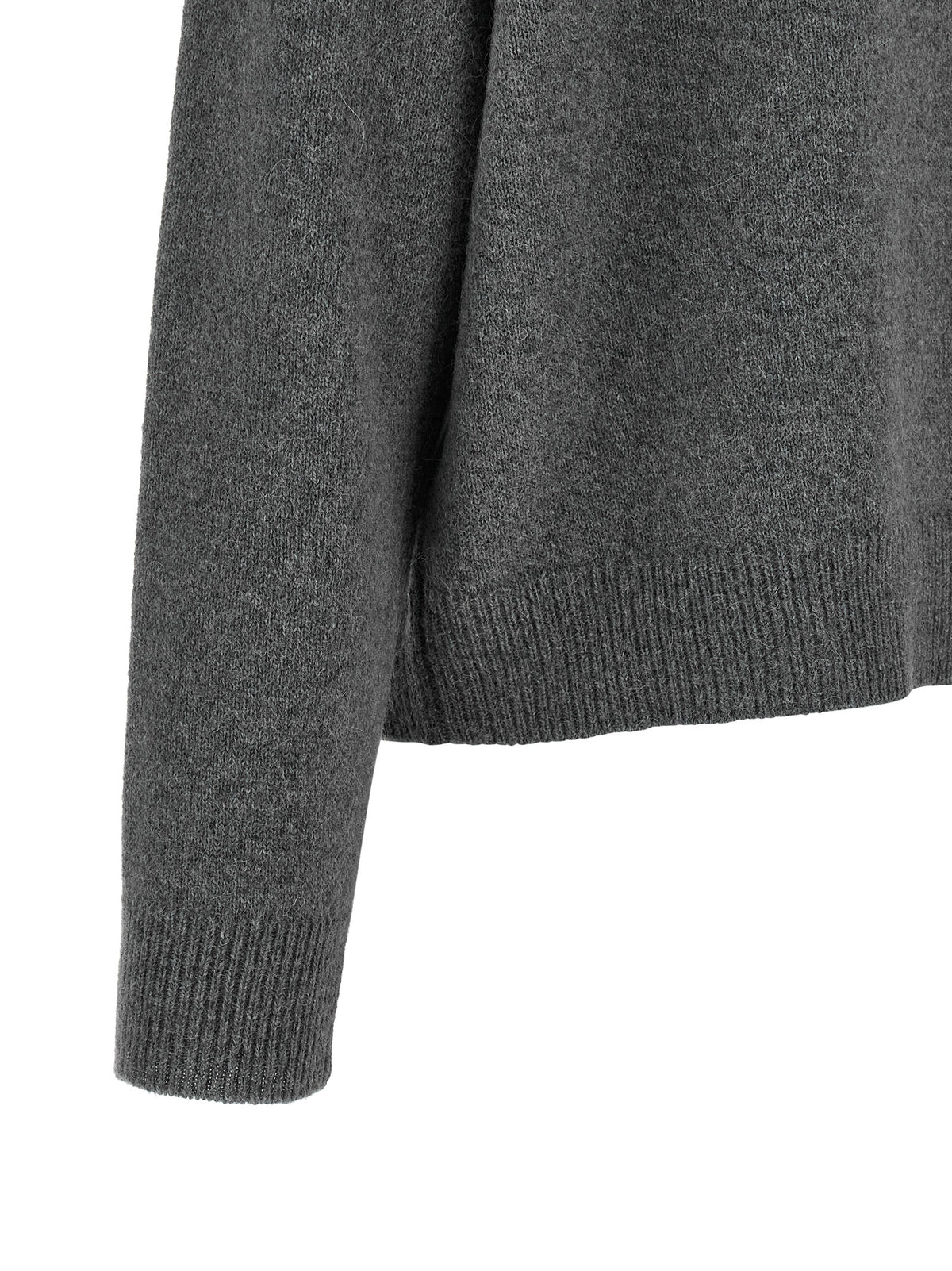 Peserico Grauer Wollcardigan