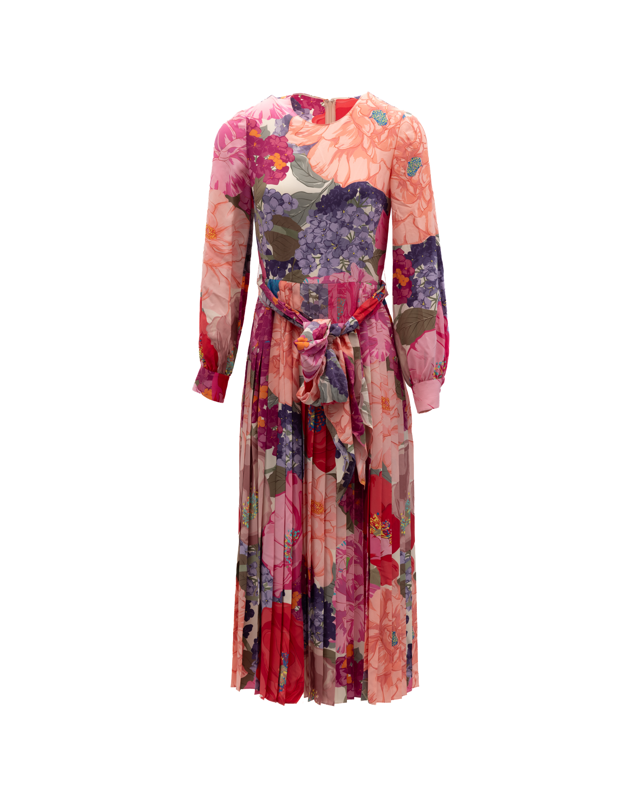 Valentino Garavani Mehrfarbiges Blumenkleid für Damen