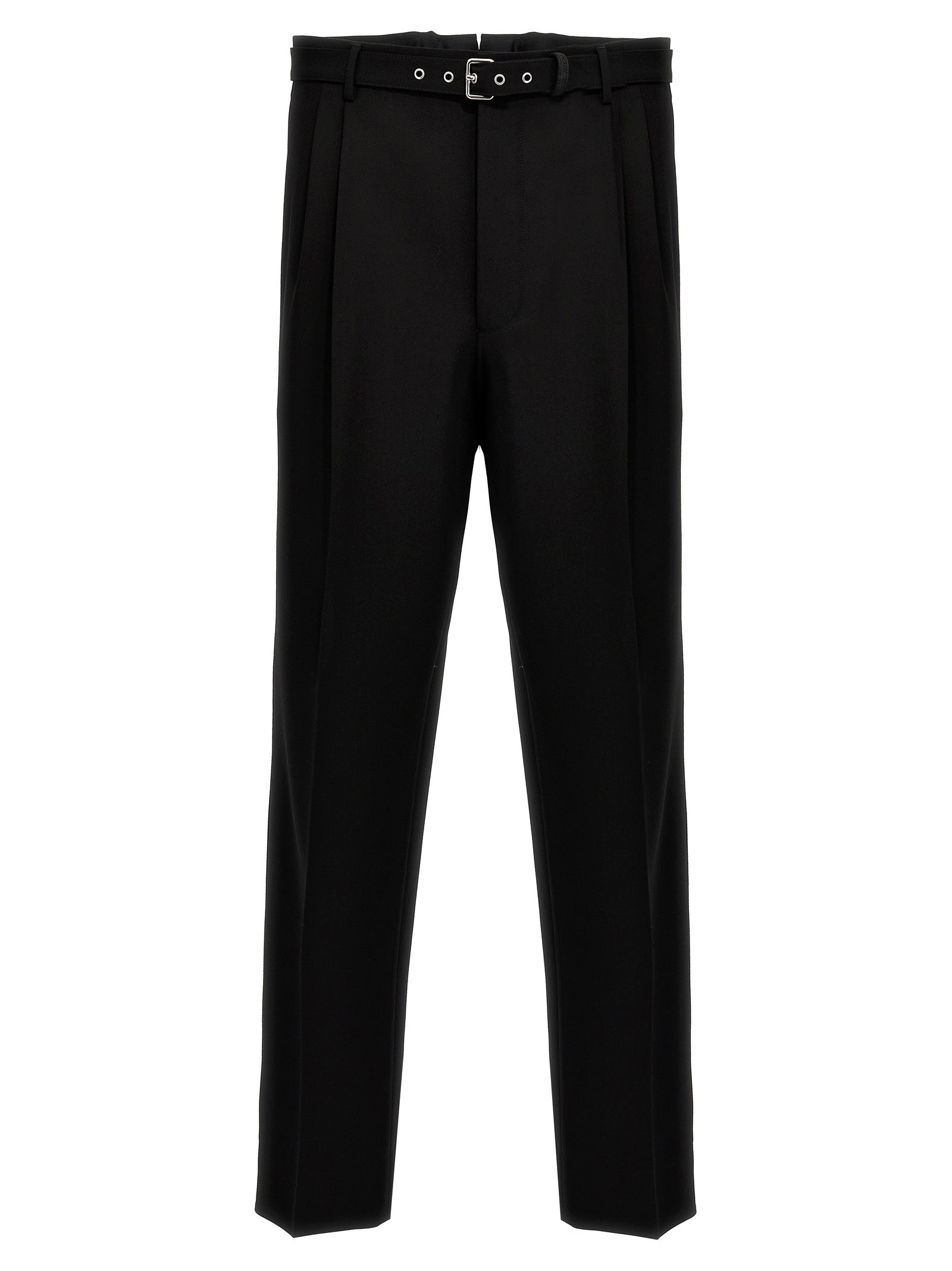 Prada Schwarze Hose aus reiner Schurwolle