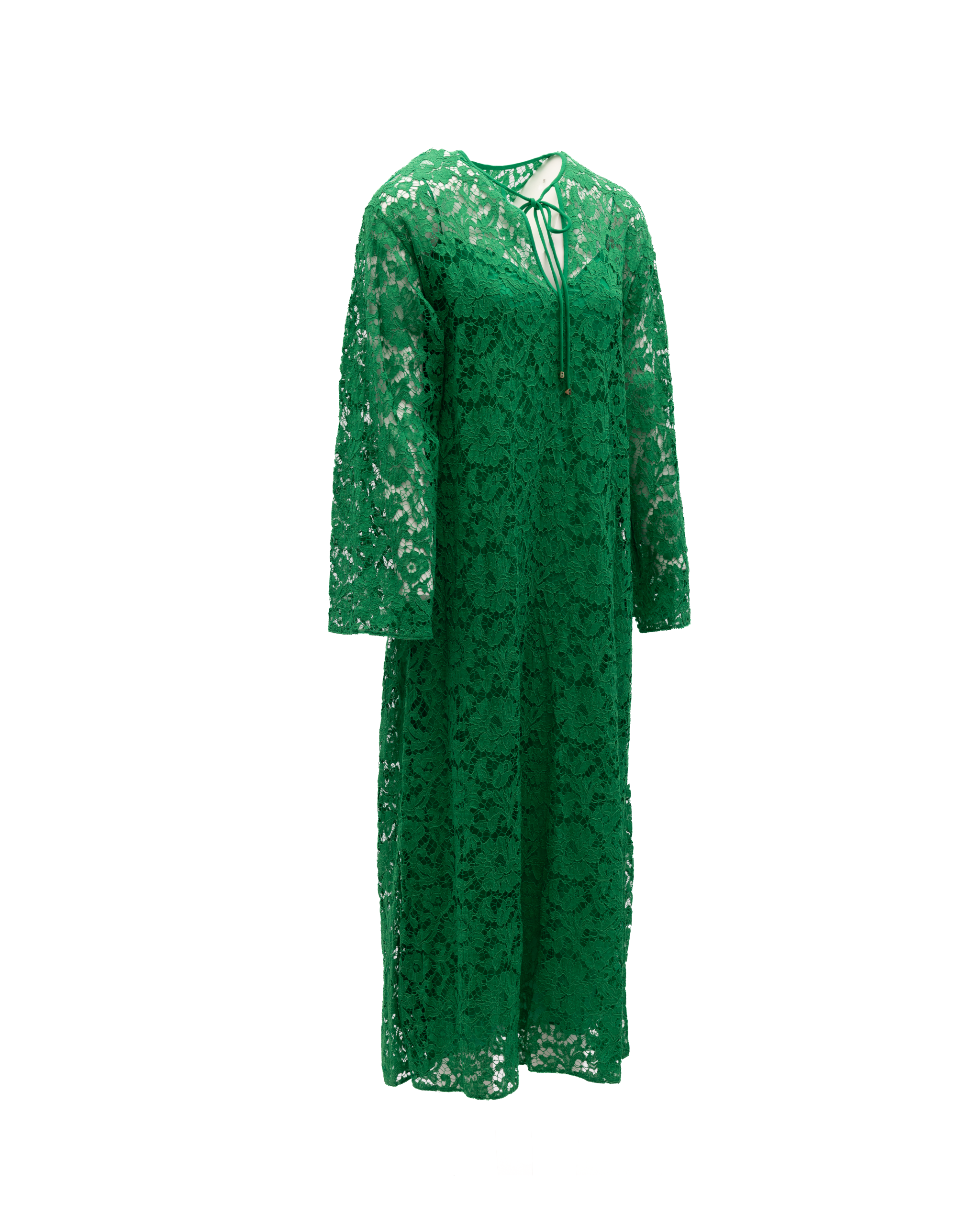 Valentino Garavani Damen-Spitzenkleid in Grün