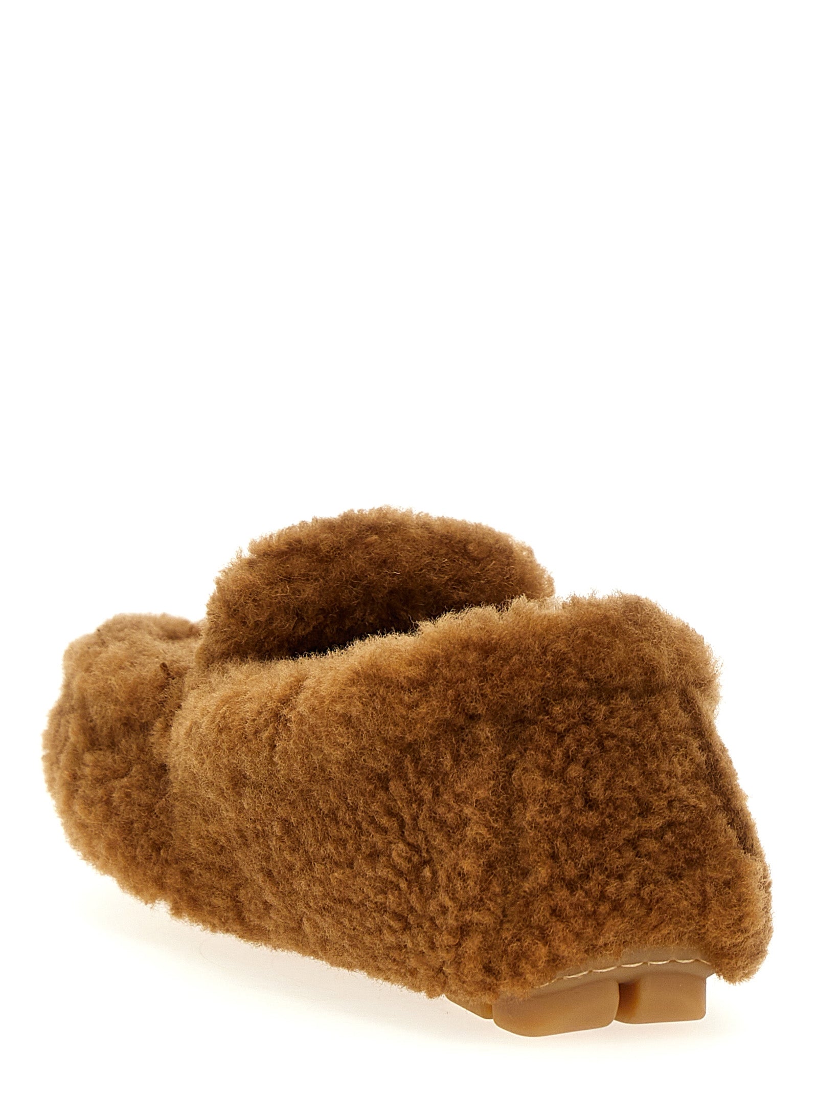Prada Braune Lammleder-Loafer zum Hineinschlüpfen