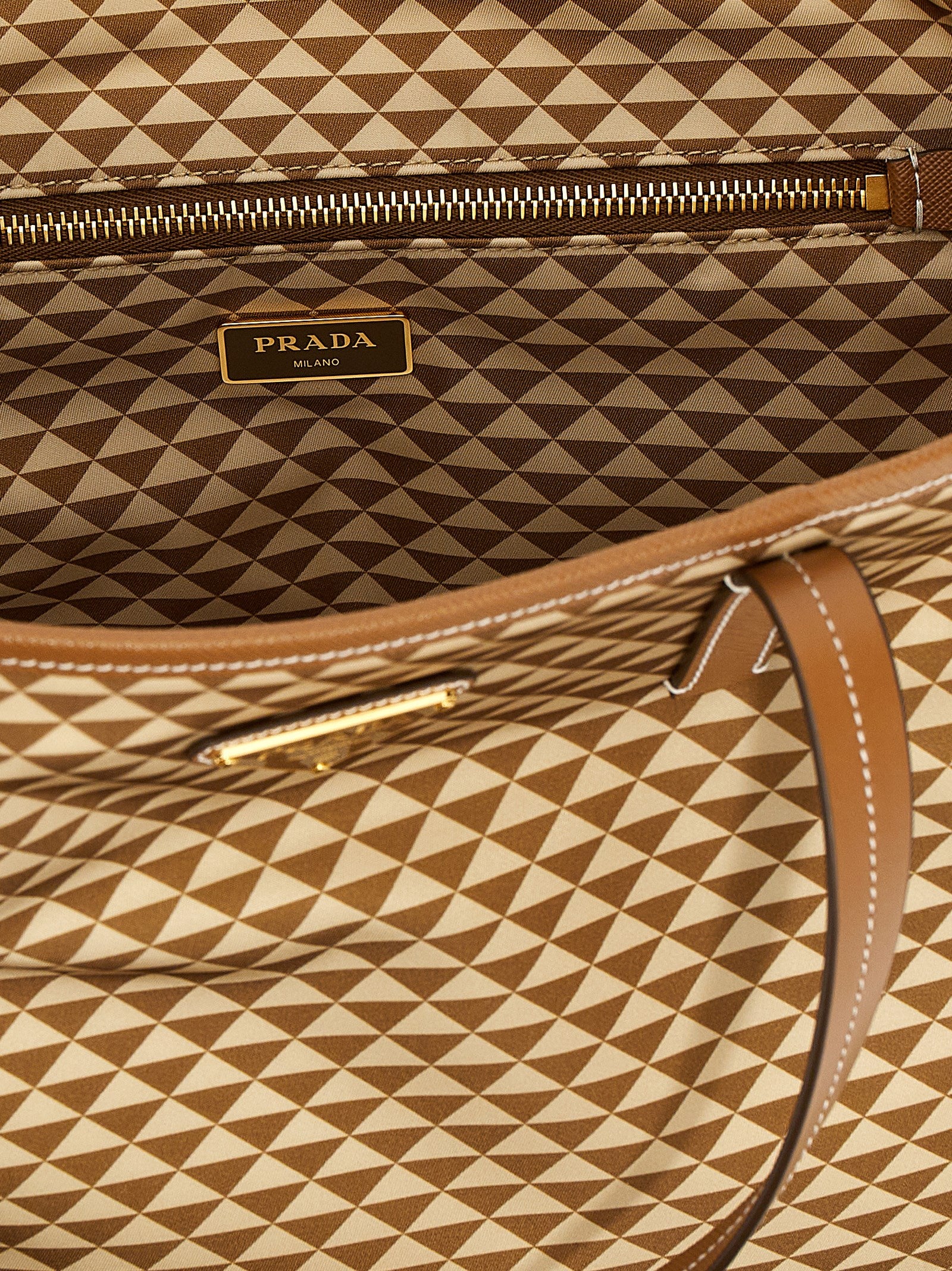 Prada Mehrfarbige Shopper aus Polyamid