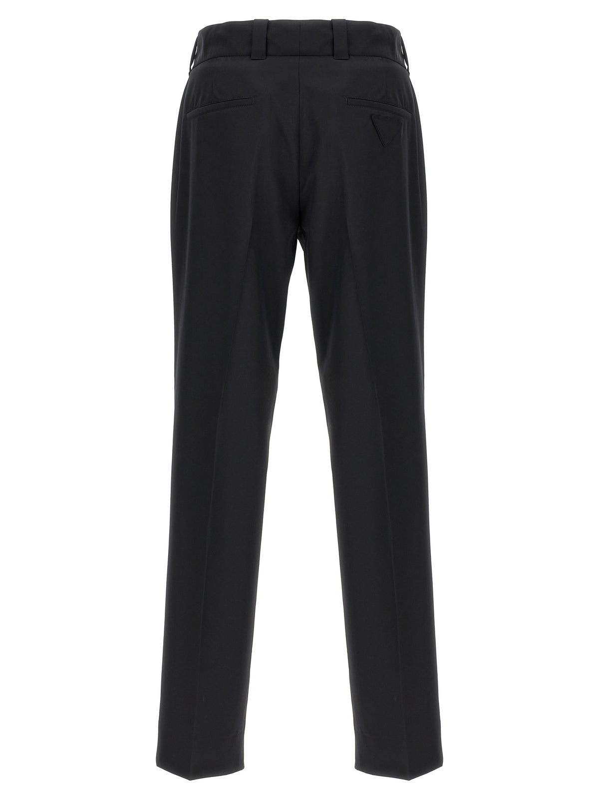 Prada Schwarze Hose aus reiner Schurwolle