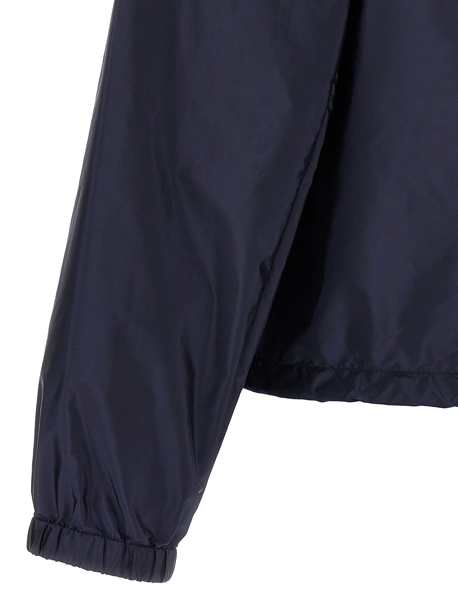 Prada Blaue Jacke aus recyceltem Polyamid