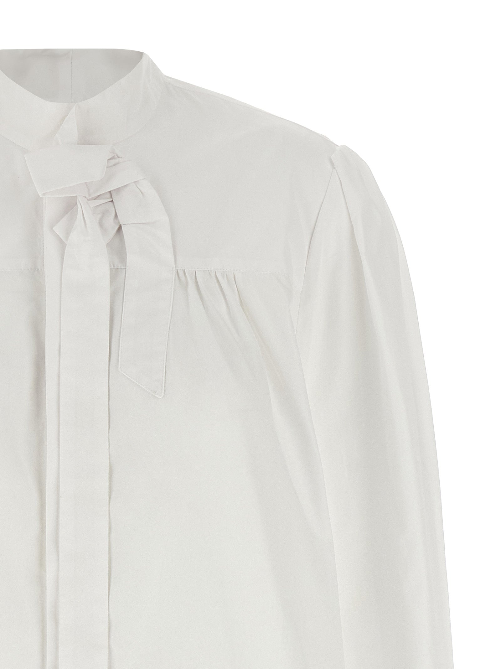 Prada Weiße Baumwollbluse