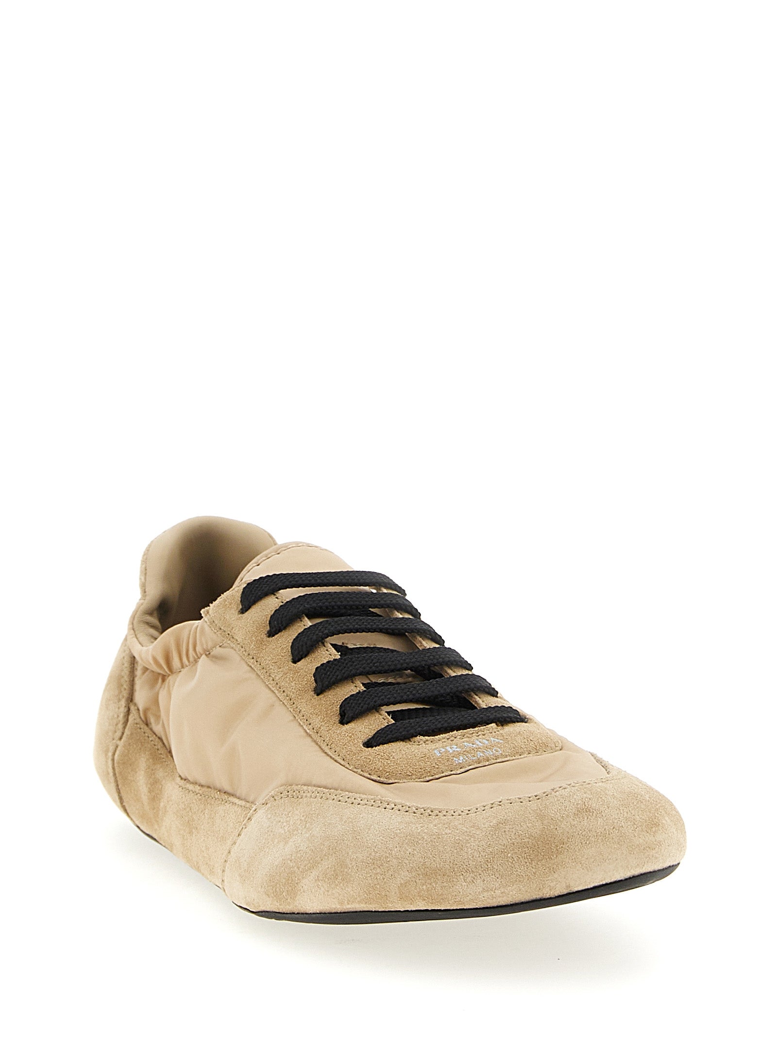 Prada Beige Polyamid-Sneakers für sportliche Aktivitäten