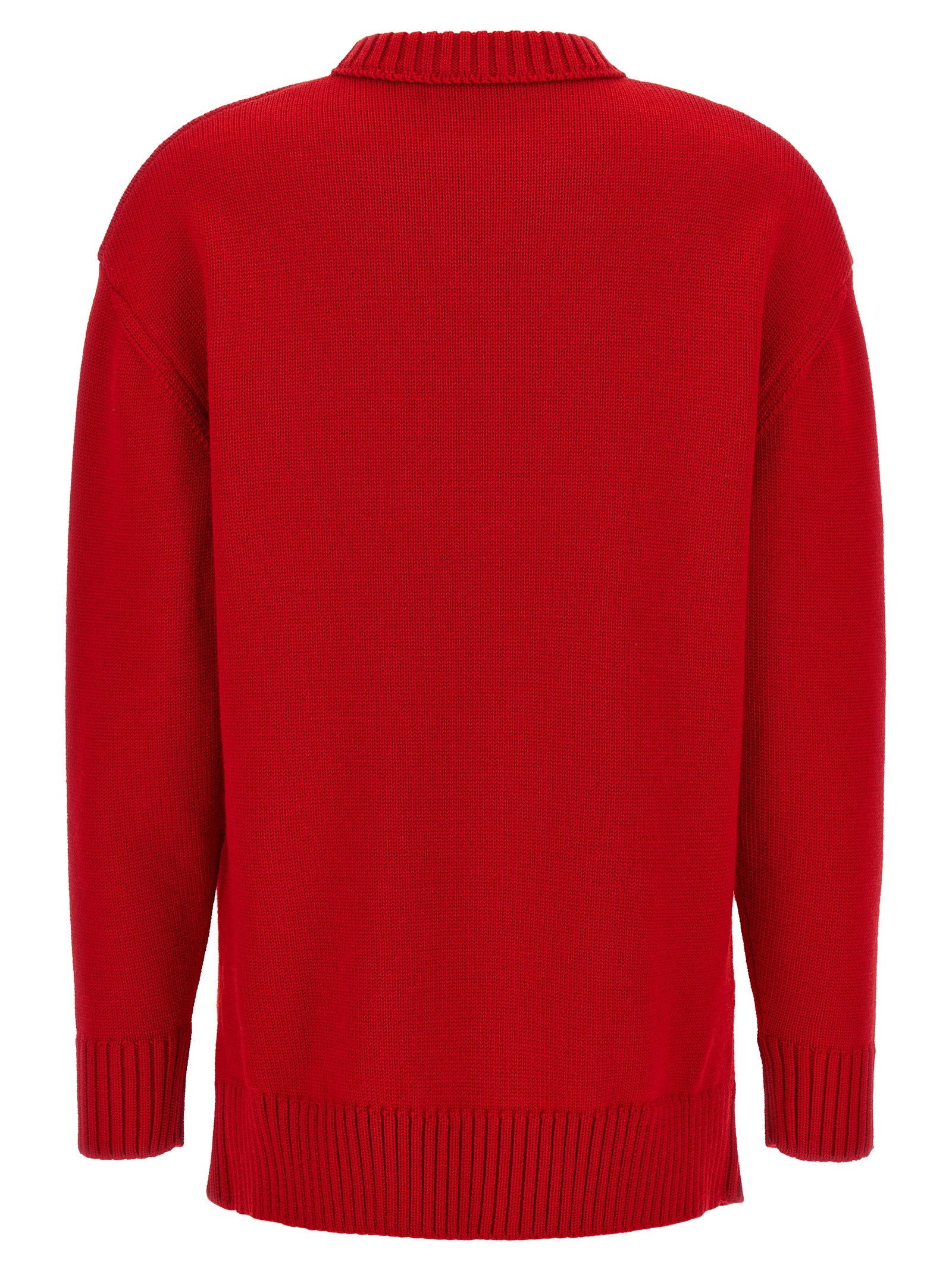 Prada Mehrfarbige Strickjacke aus reiner Schurwolle