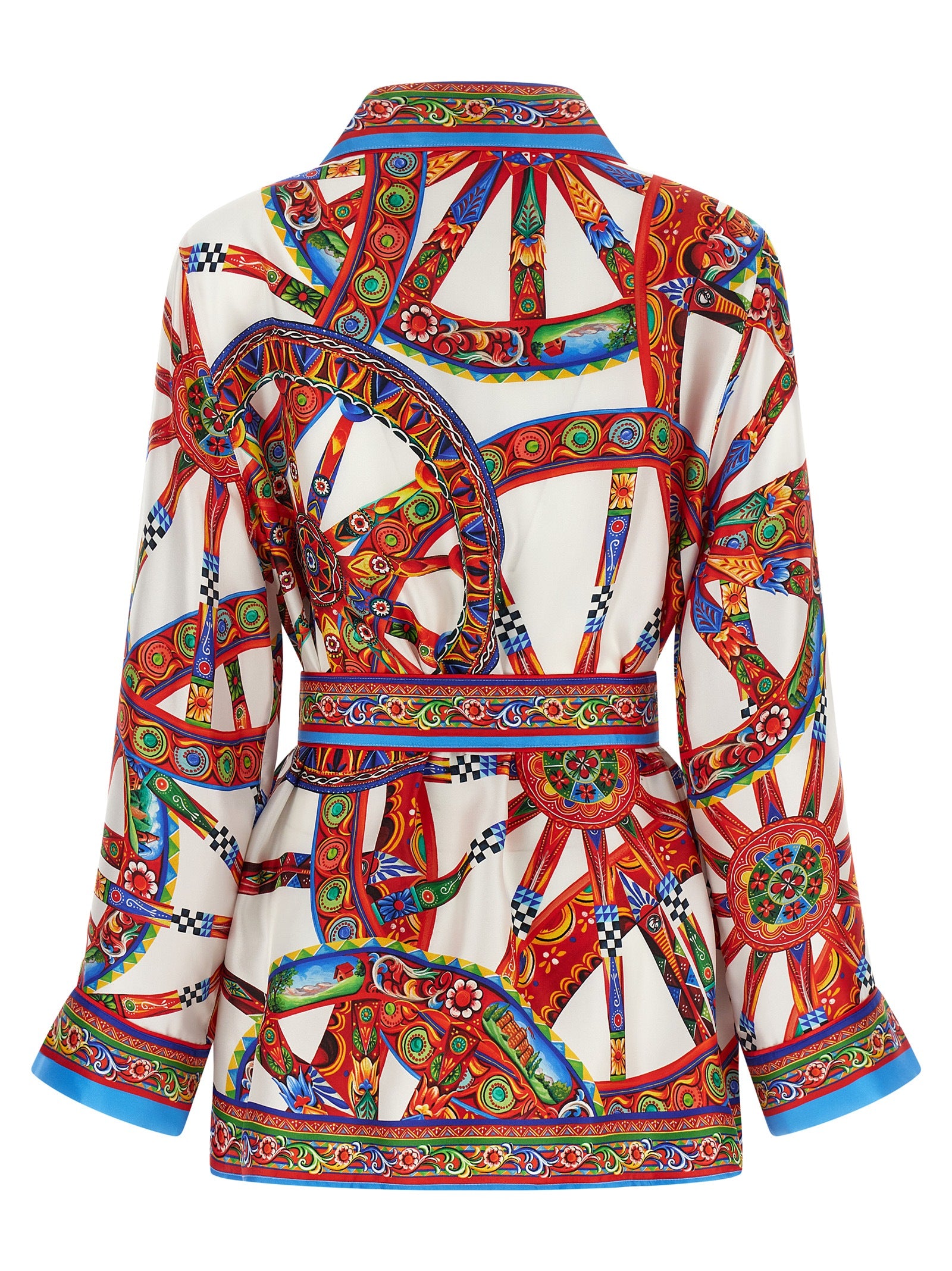 Dolce & Gabbana Mehrfarbige Seidenbluse