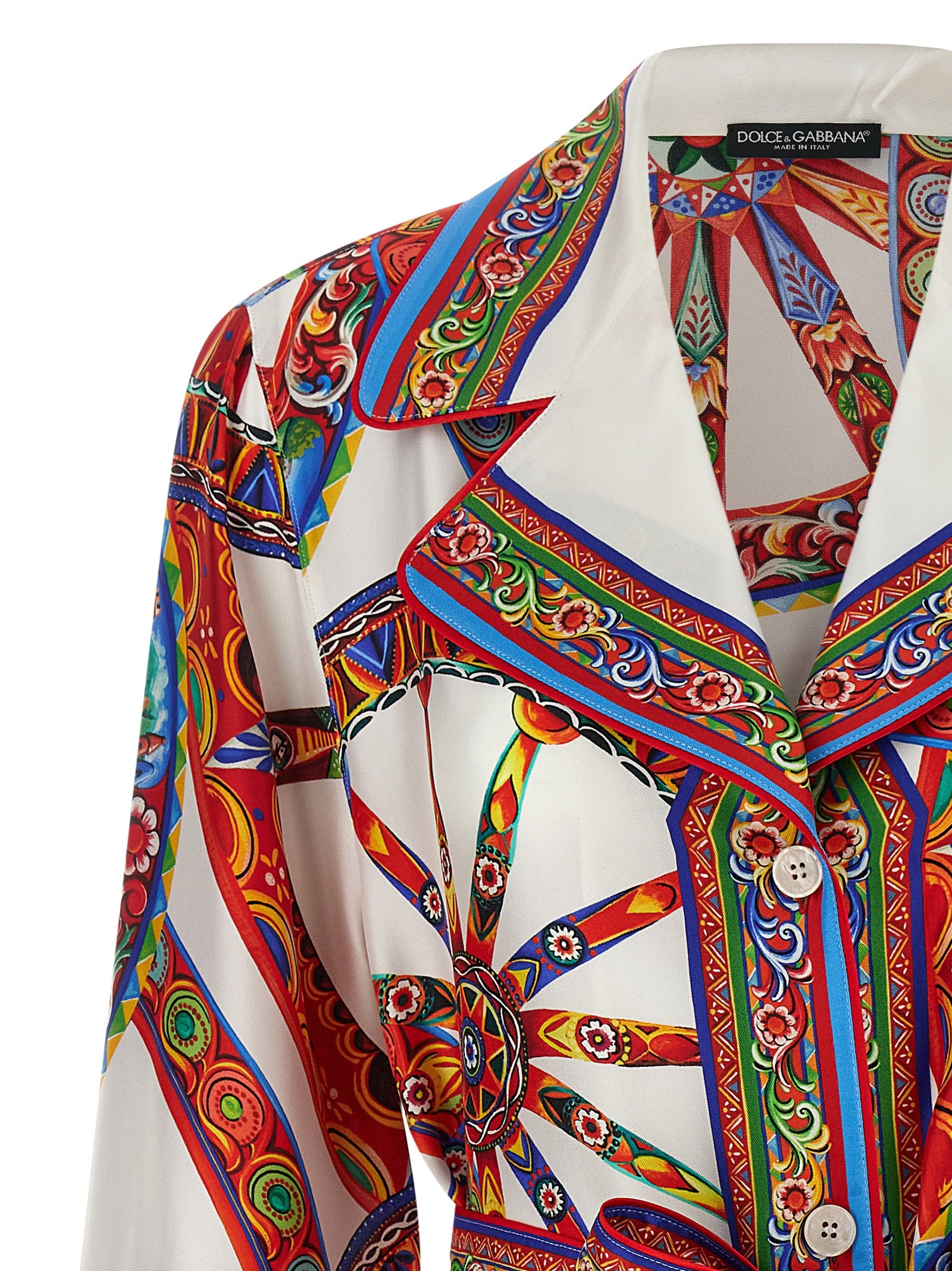 Dolce & Gabbana Mehrfarbige Seidenbluse