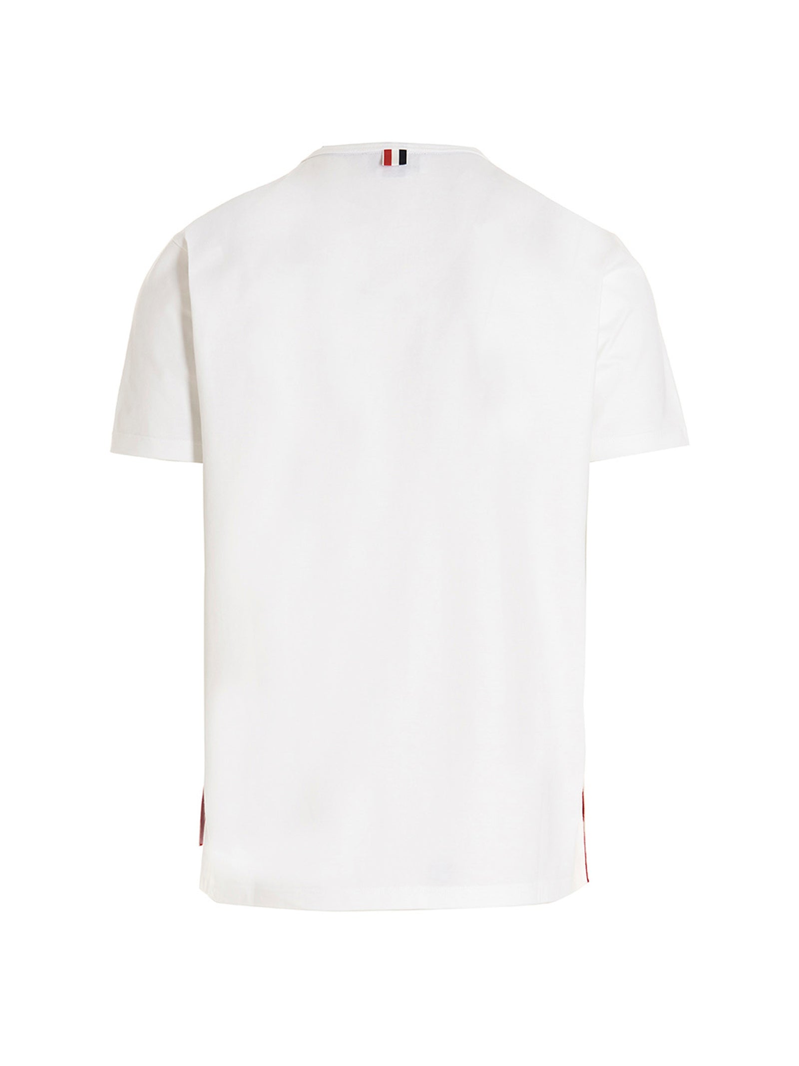 Thom Browne Weißes Baumwoll-T-Shirt