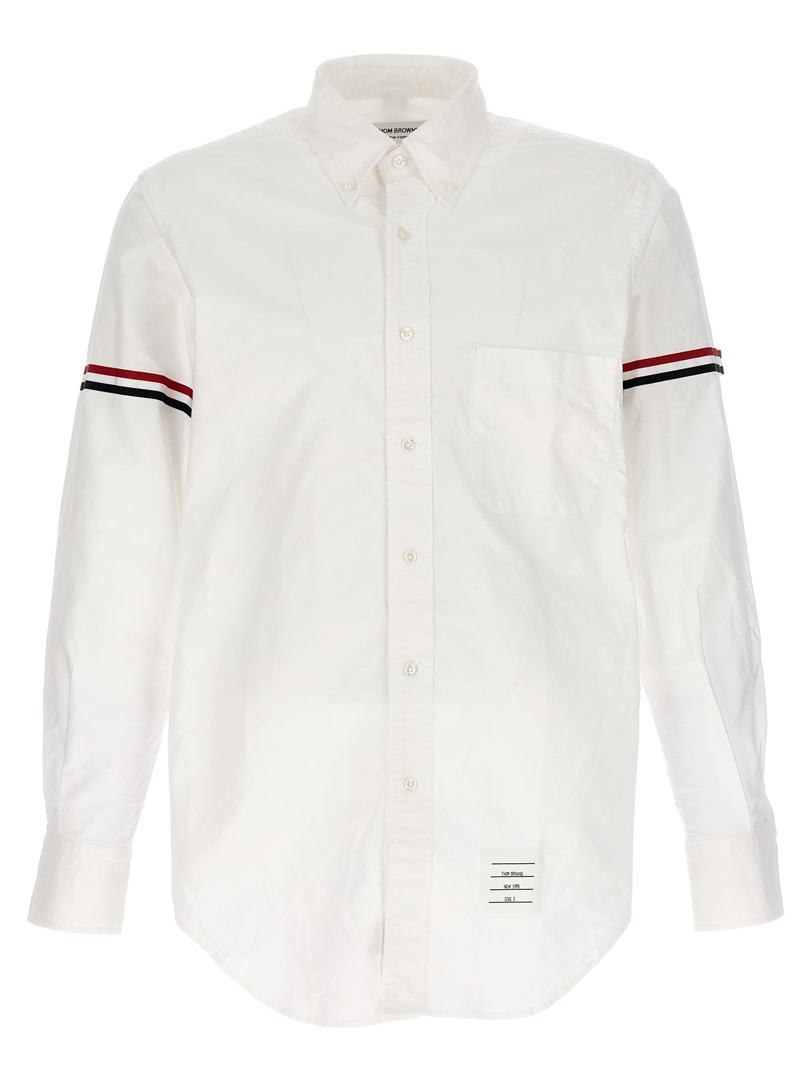 Thom Browne Weiße Baumwollbluse