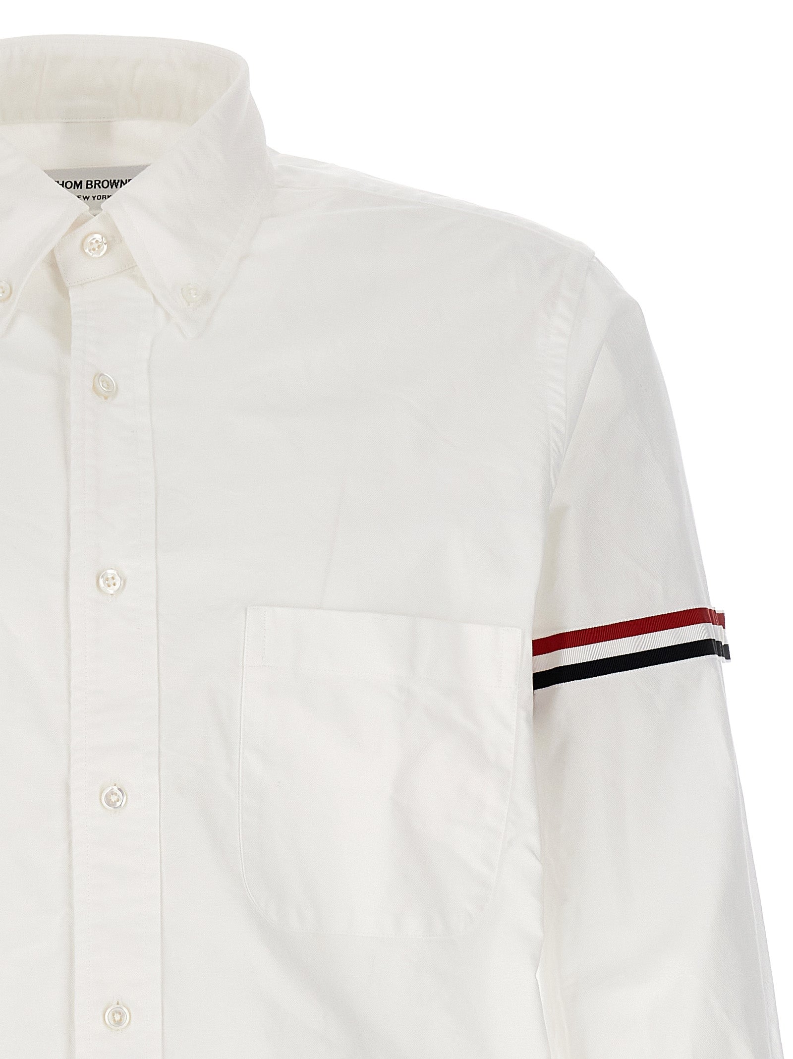 Thom Browne Weiße Baumwollbluse