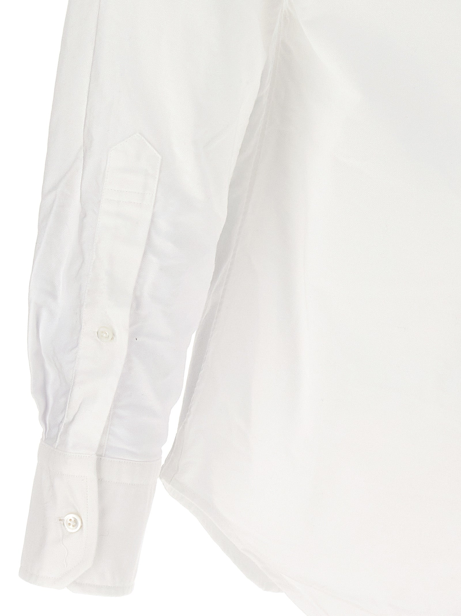 Thom Browne Weiße Baumwollbluse
