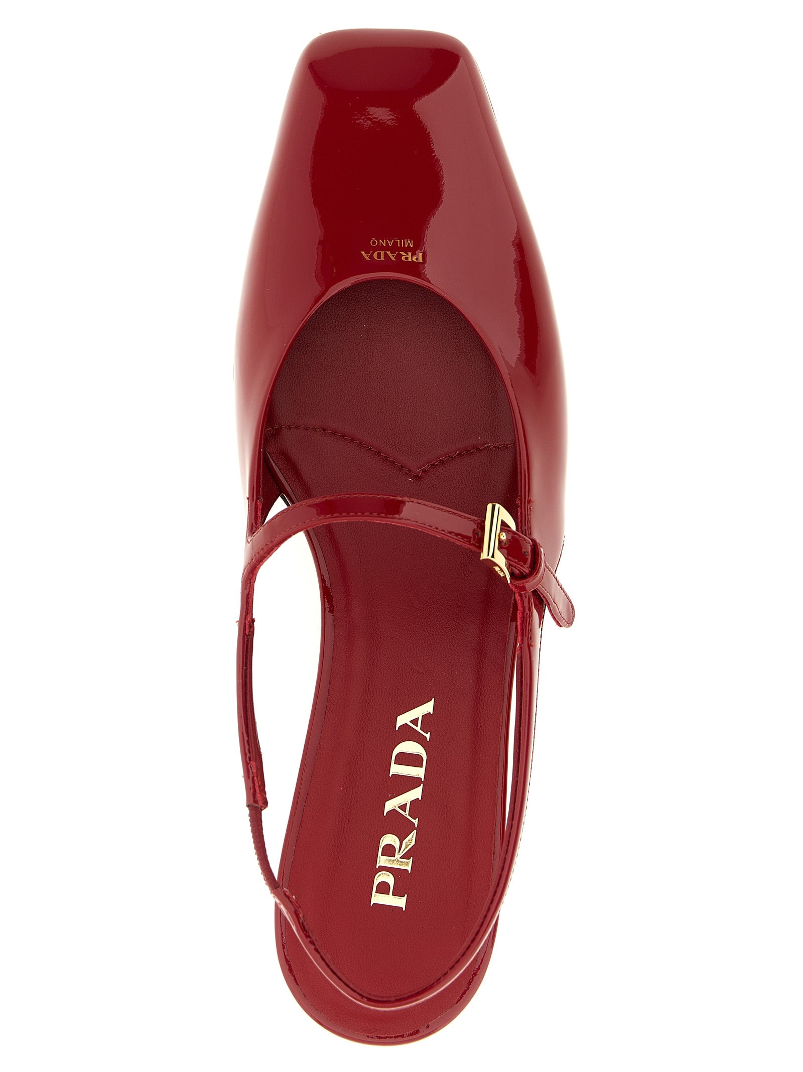 Prada Ballerinas aus Kalbsleder in Multicolor