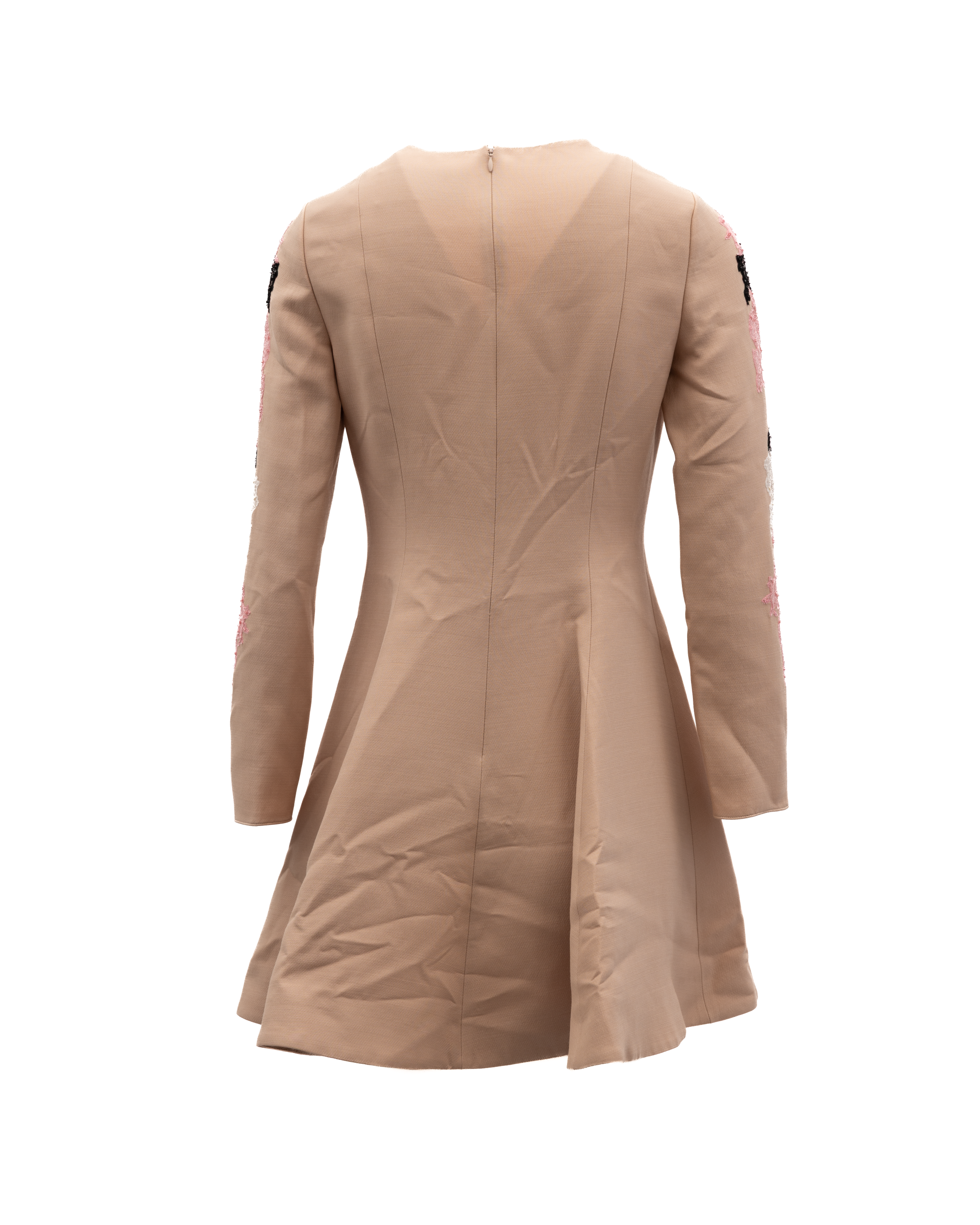 Valentino Garavani Cocktailkleid aus Spitze in Beige