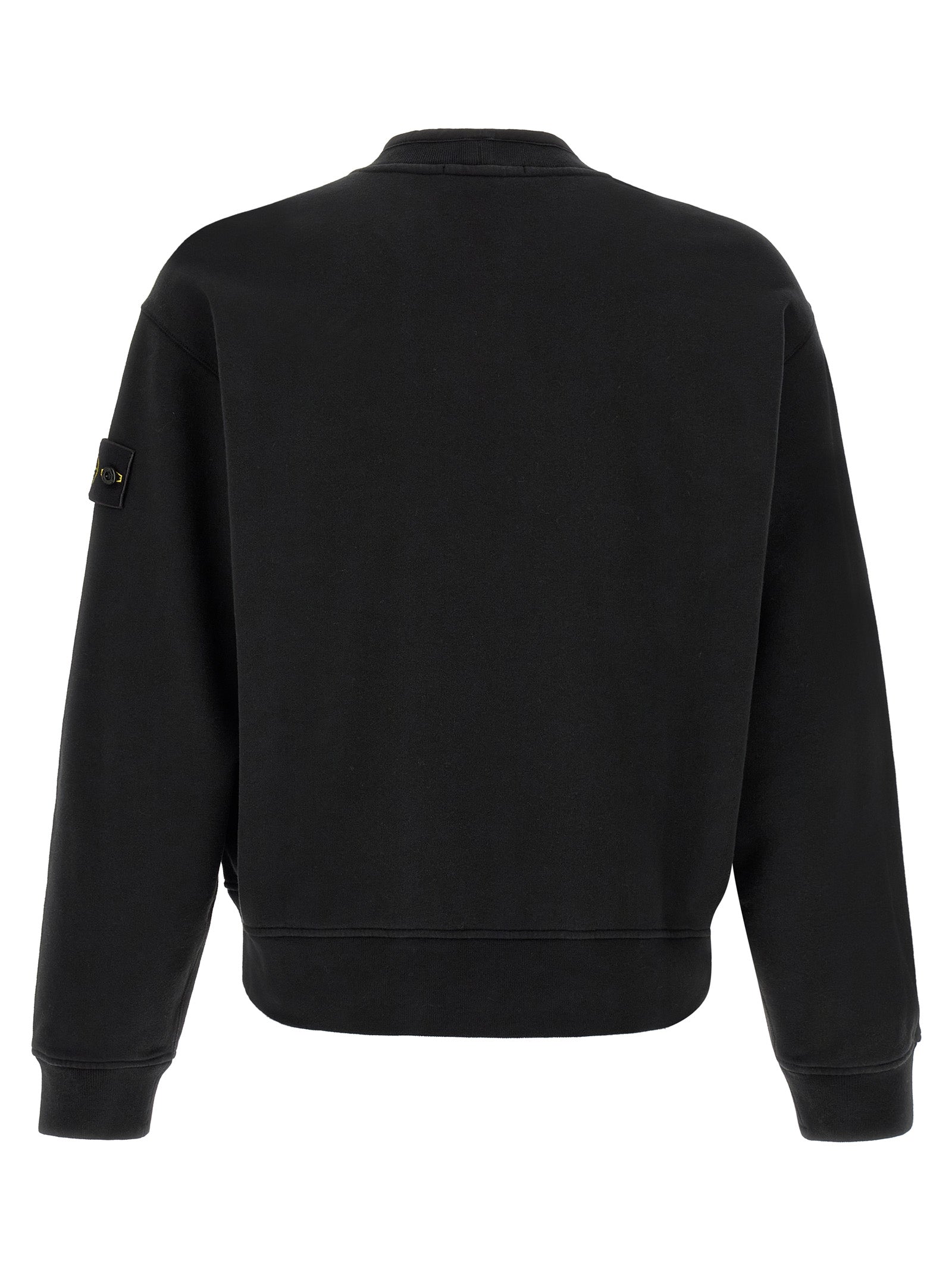 Stone Island Schwarzer Baumwoll-Sweatshirt