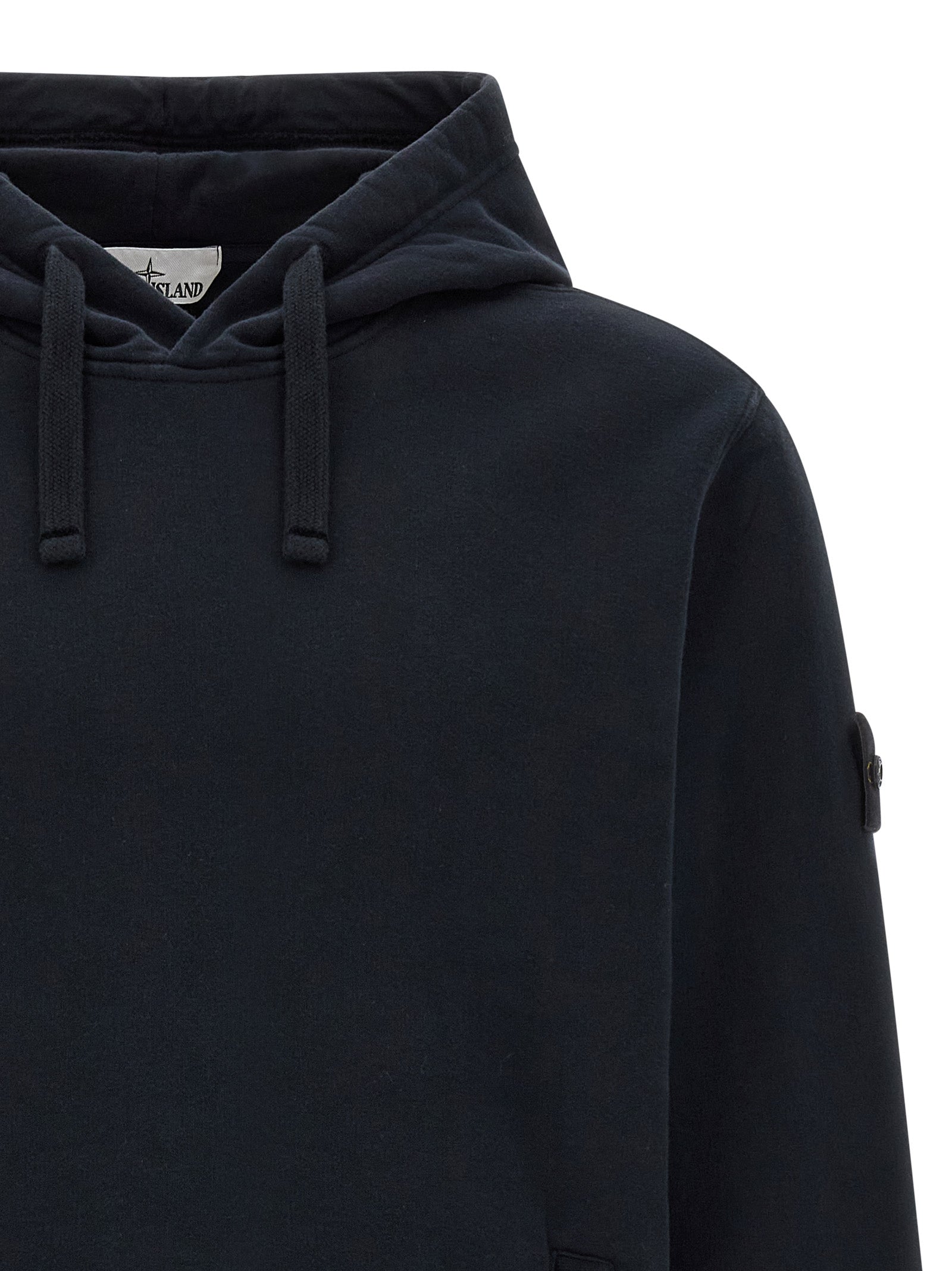 Stone Island Blauer Baumwoll-Sweatshirt