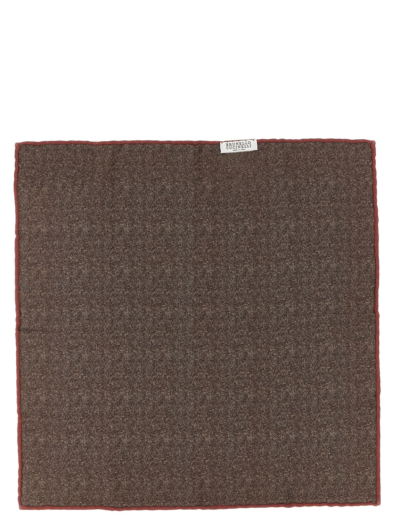 Brunello Cucinelli Brauner Seidenschal