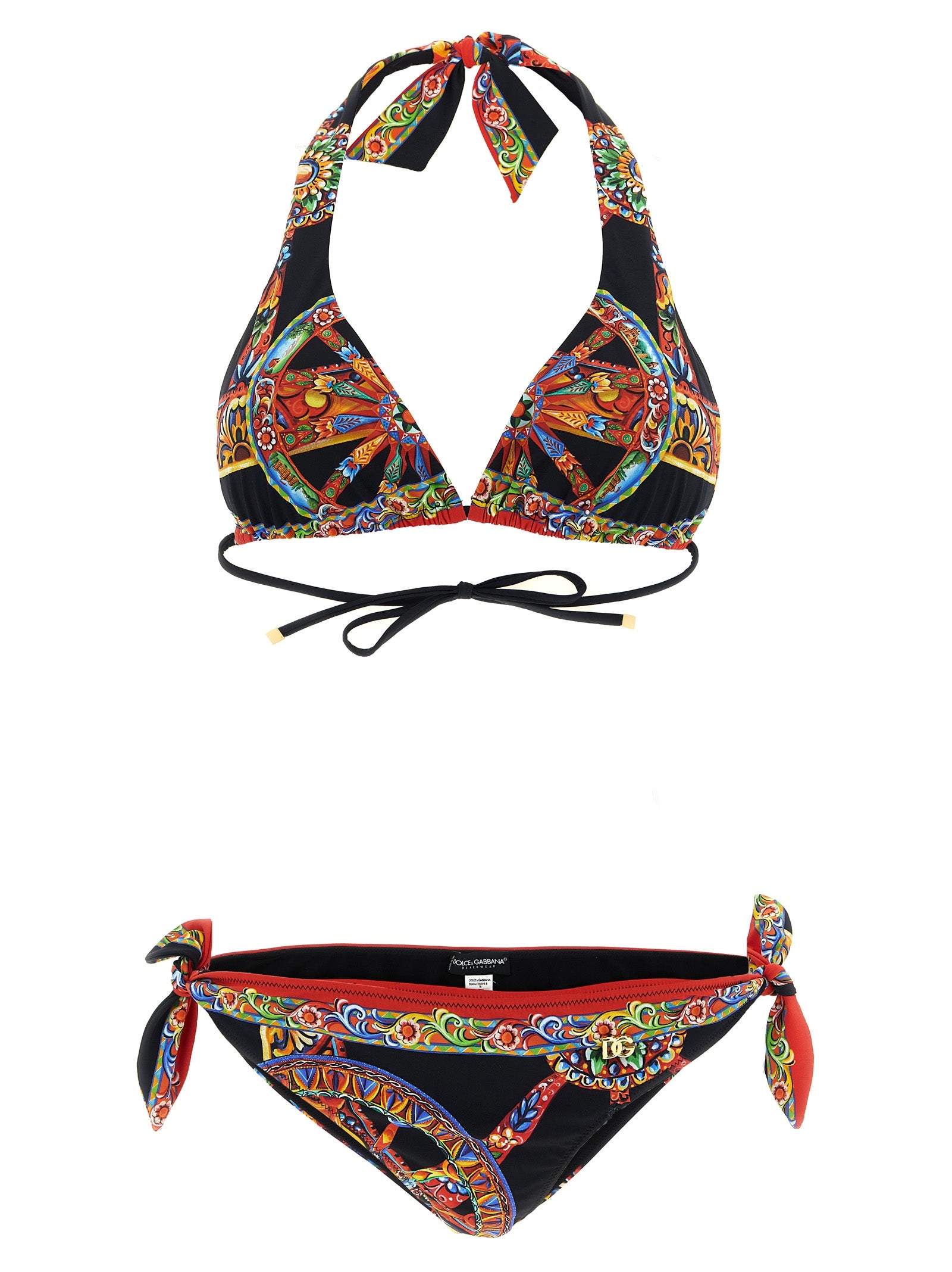 Dolce & Gabbana Mehrfarbiger Bikini aus Polyamid