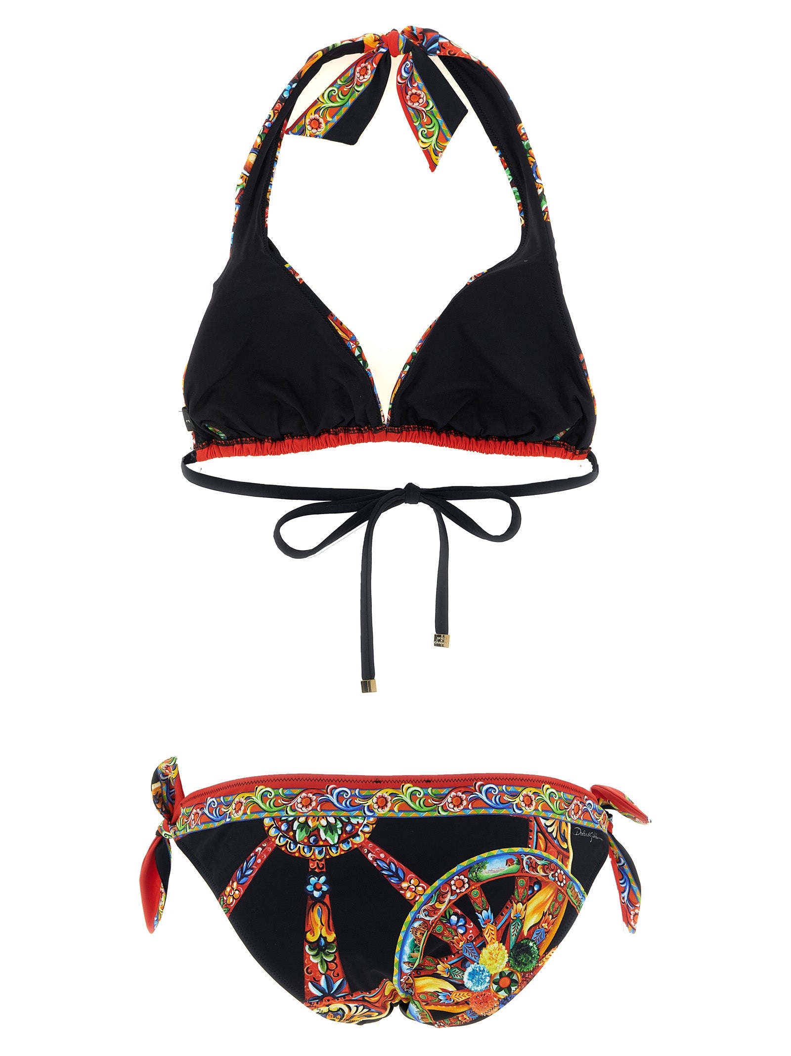 Dolce & Gabbana Mehrfarbiger Bikini aus Polyamid