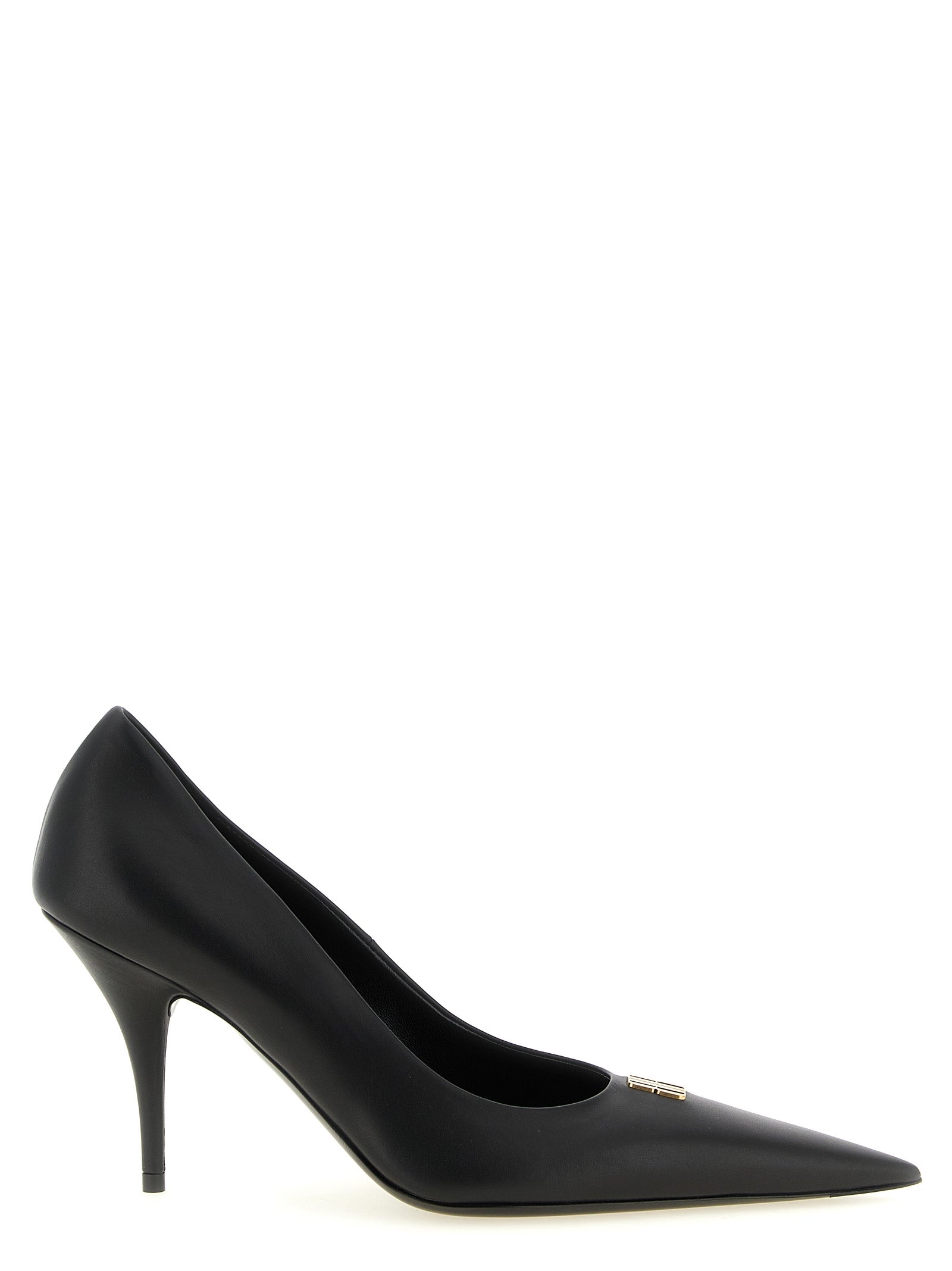 Balenciaga Schwarze Pumps aus Kalbsleder mit hohem Absatz