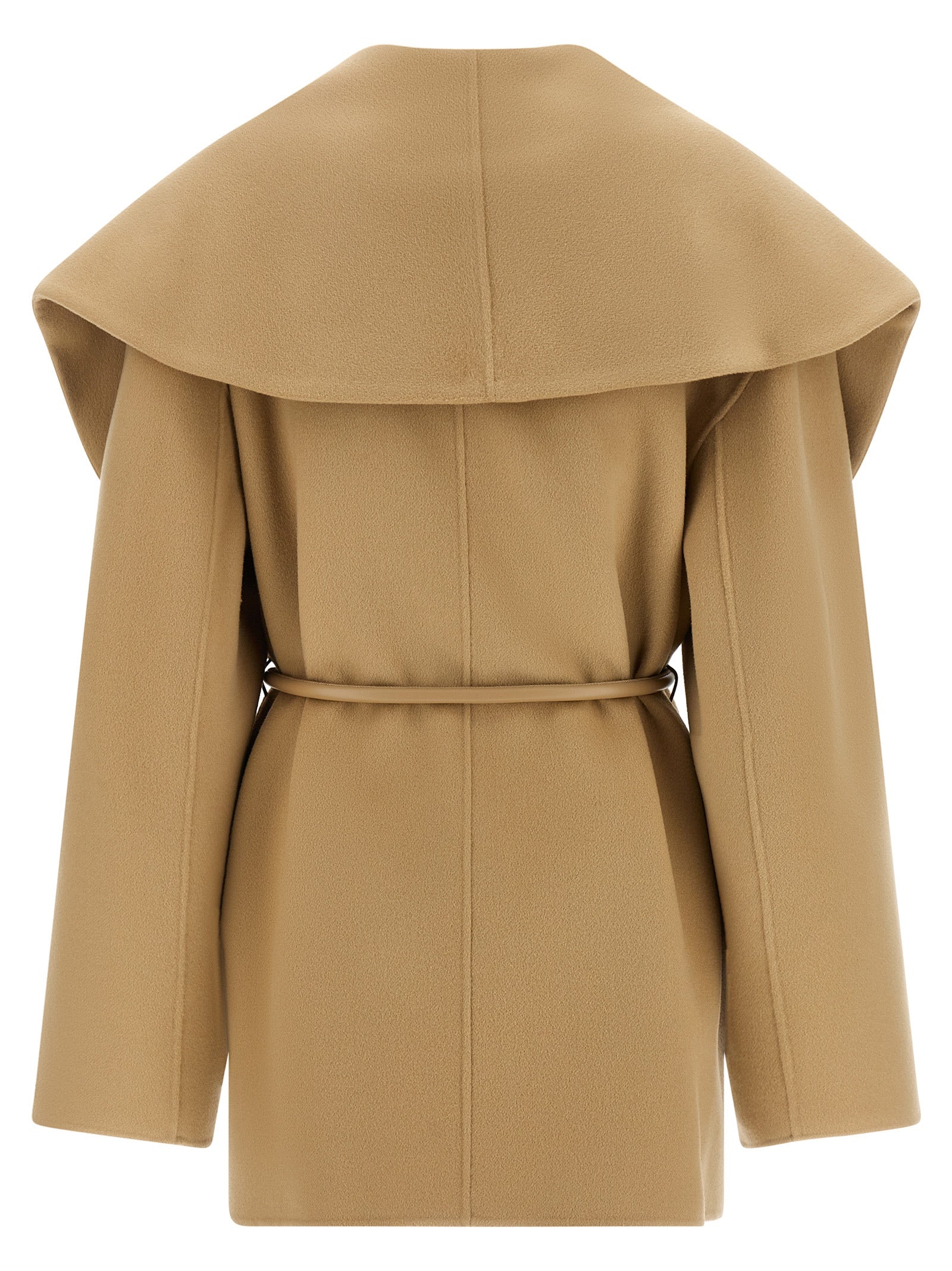 Sportmax Beiger Wollmantel
