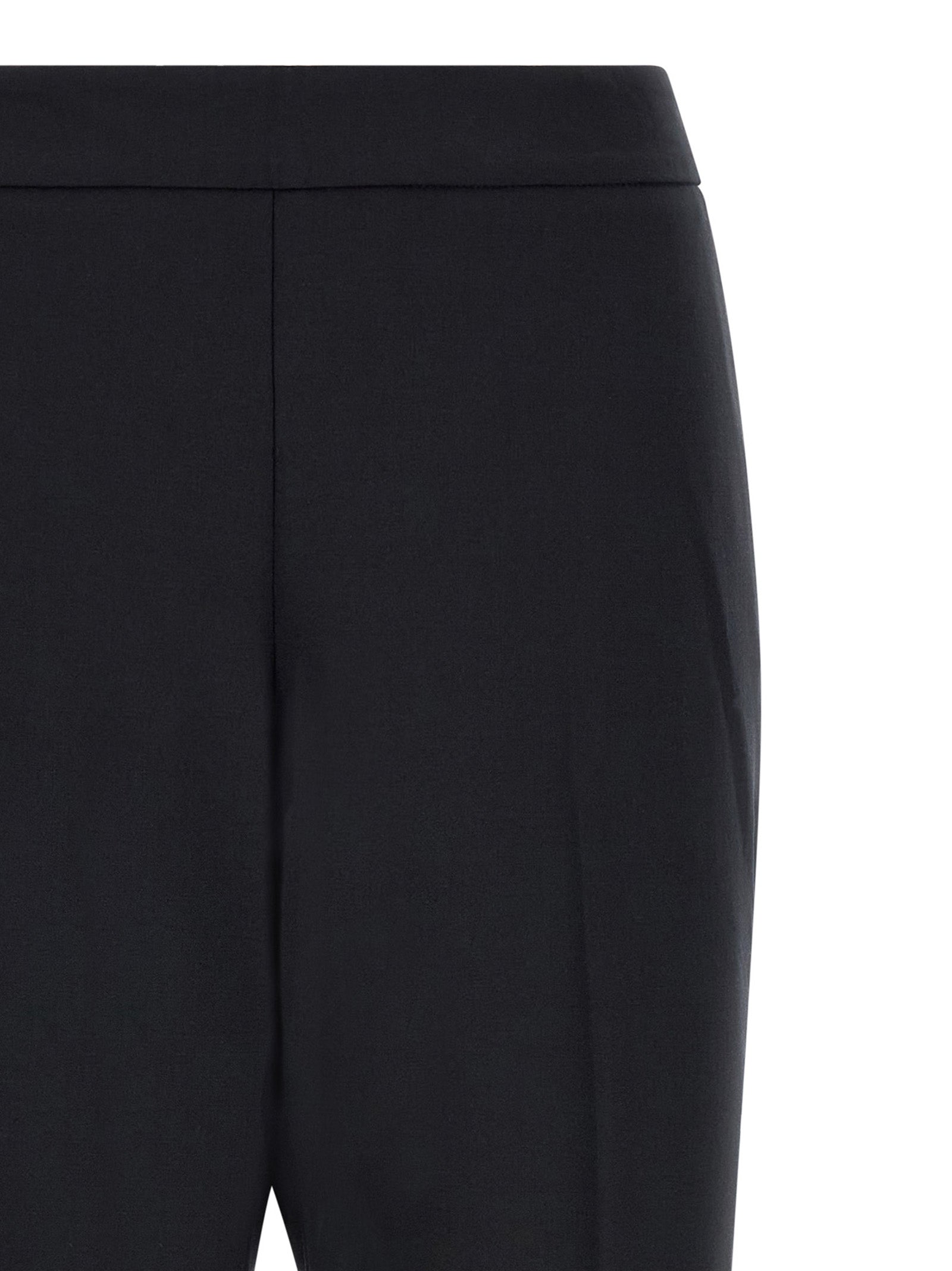 Alberto Biani Schwarze Cropped Hose aus Polyester