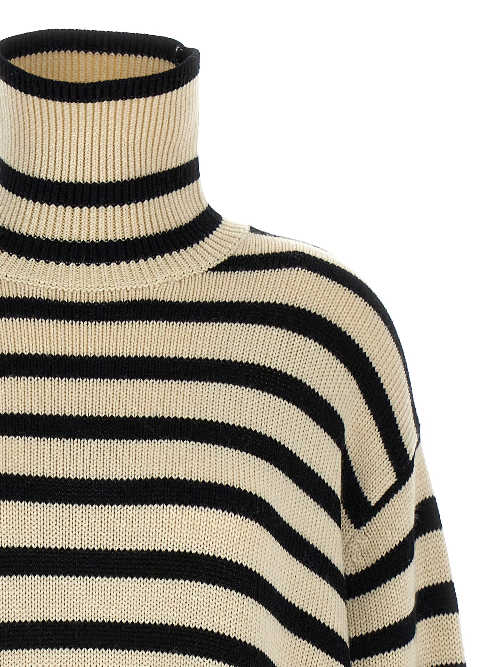 TOTEME Zweifarbige Wollstrickjacke