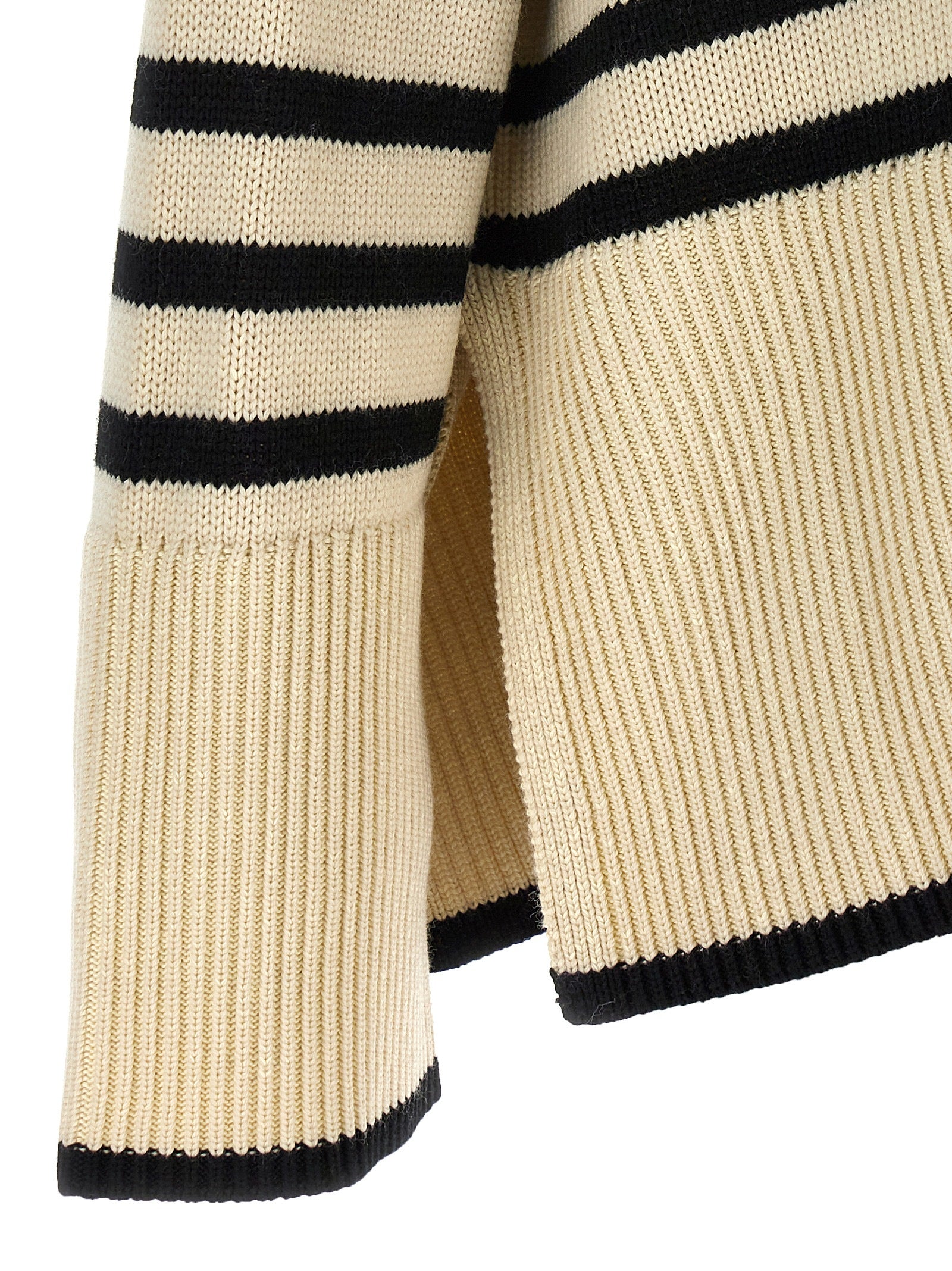 TOTEME Zweifarbige Wollstrickjacke