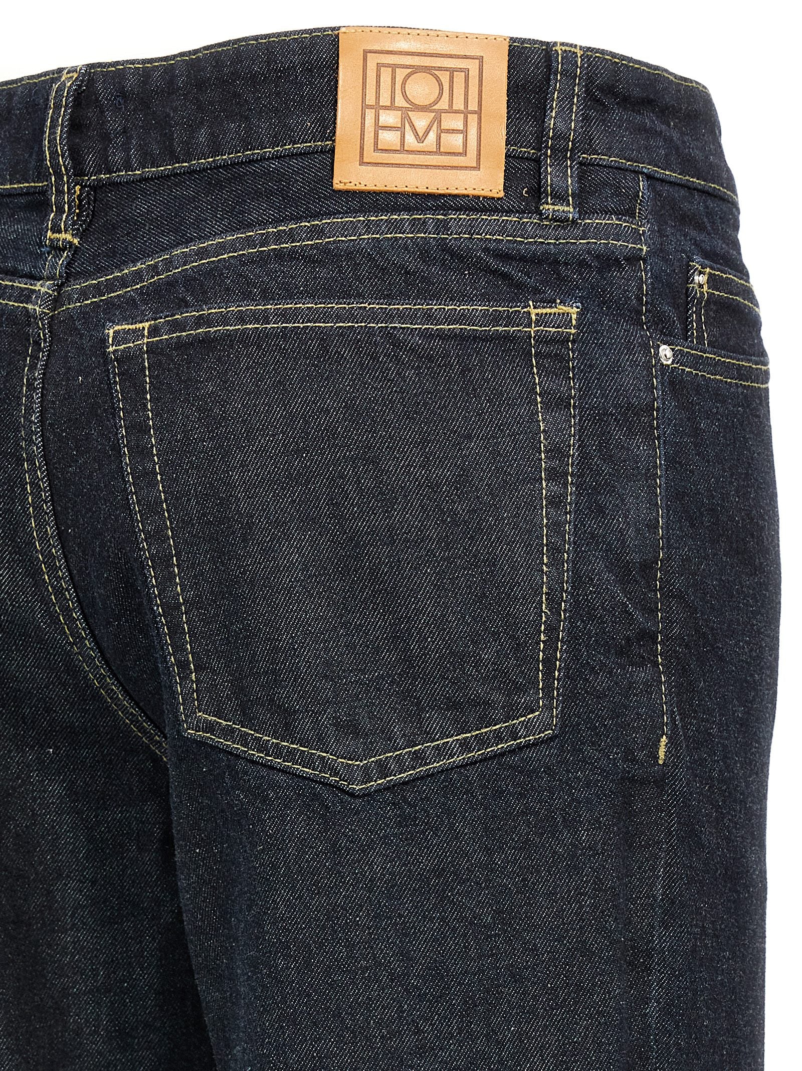 TOTEME Blaue Jeans aus Baumwolle, Tapered Fit