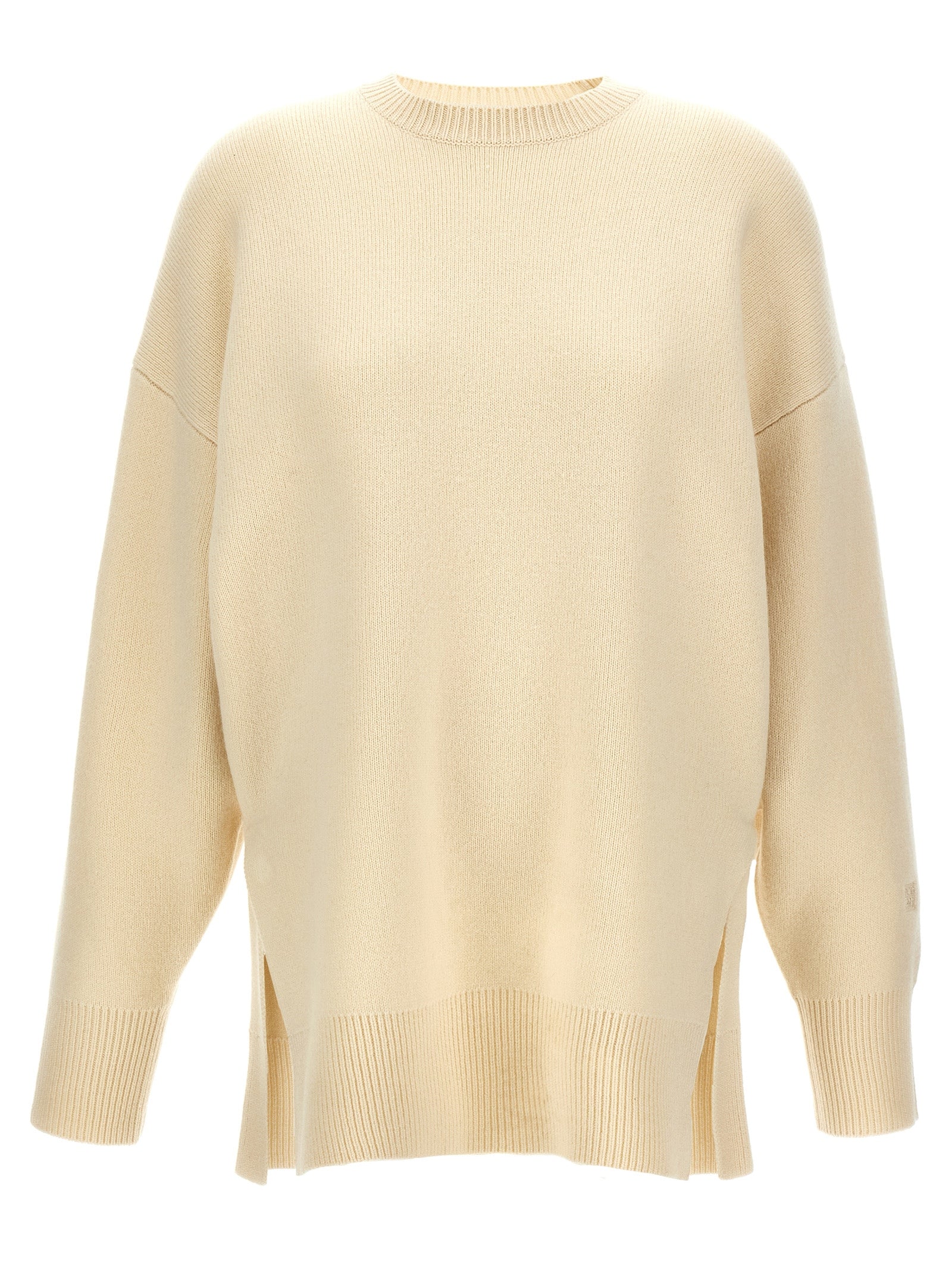 TOTEME Weiße Wollstrickjacke