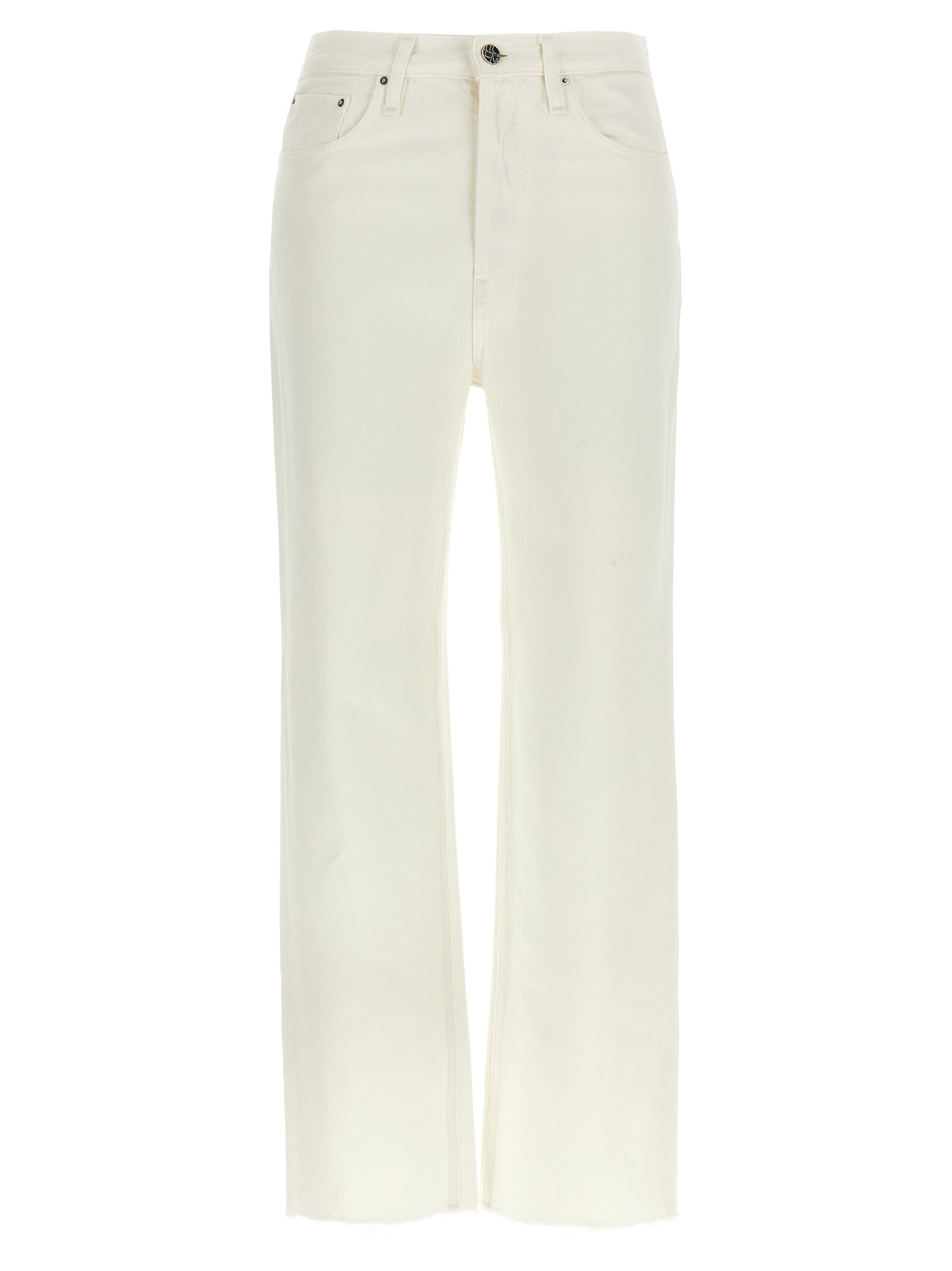 TOTEME Weiße High-Waist-Jeans aus Baumwolle