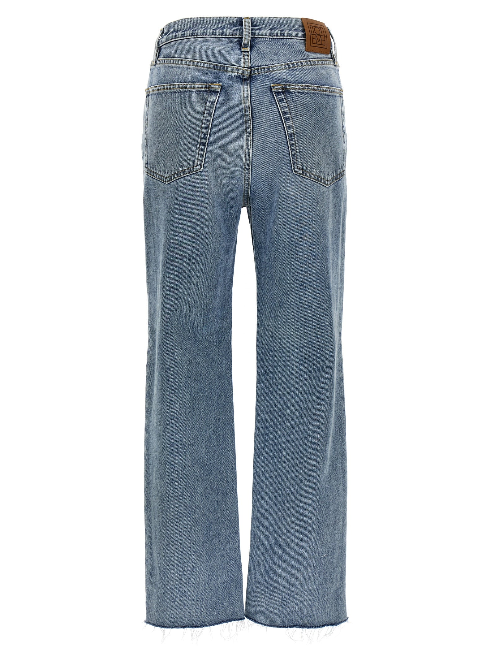 TOTEME Blaue Jeans aus Baumwolle im geraden Schnitt