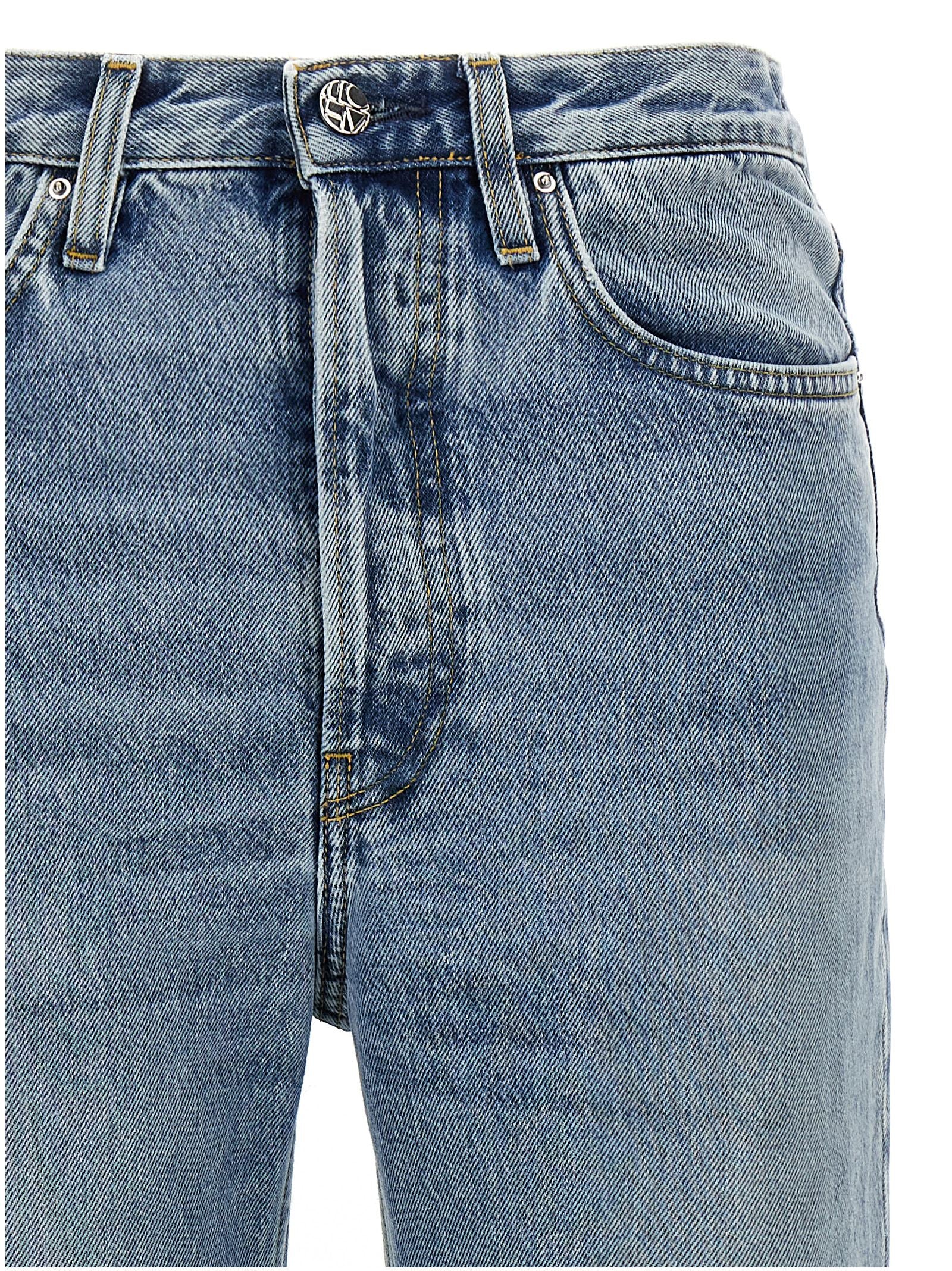 TOTEME Blaue Jeans aus Baumwolle im geraden Schnitt