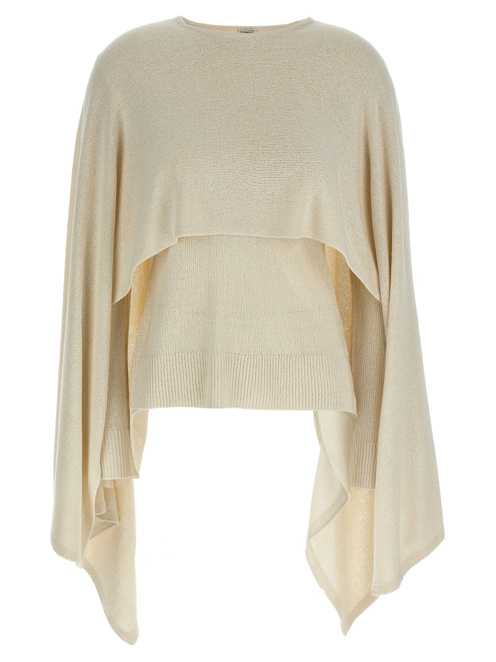 TOTEME Beige Seidenstrickjacke