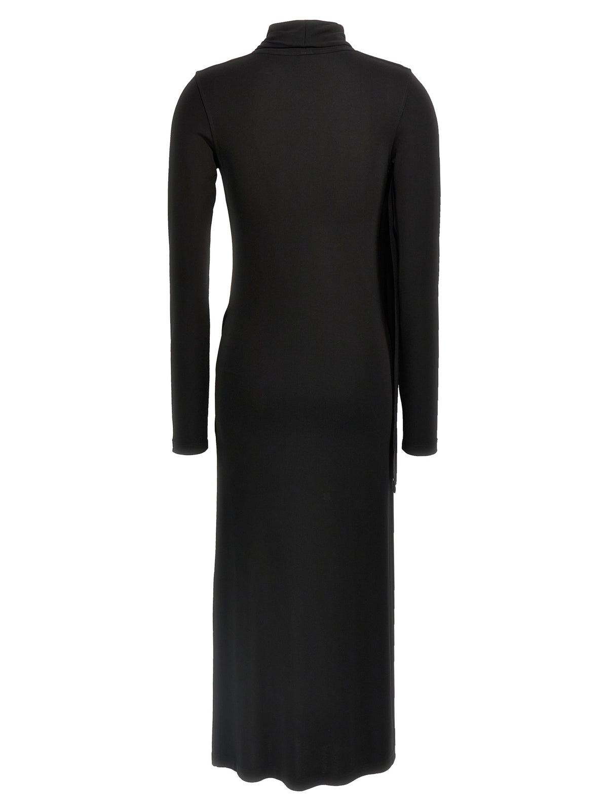 TOTEME Schwarzes Viskose-Maxikleid