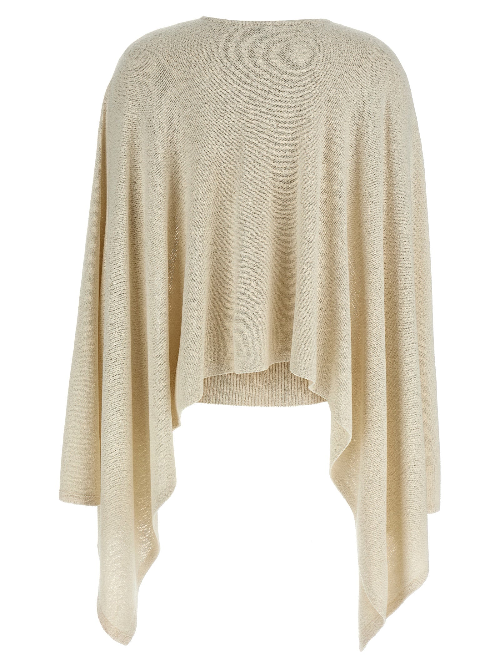 TOTEME Beige Seidenstrickjacke