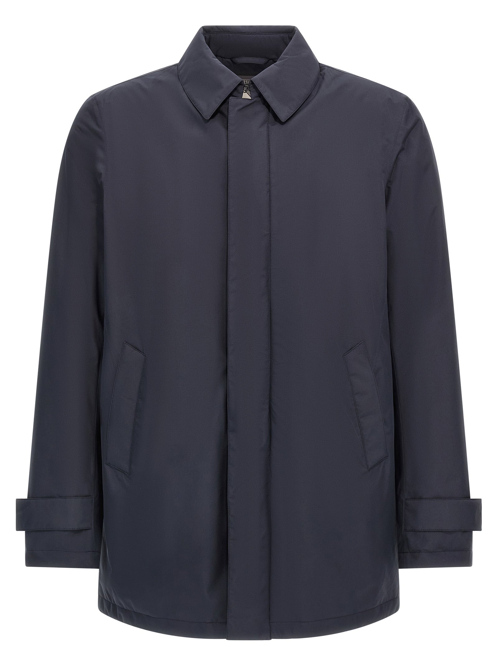 Herno Blauer Parka aus Polyester