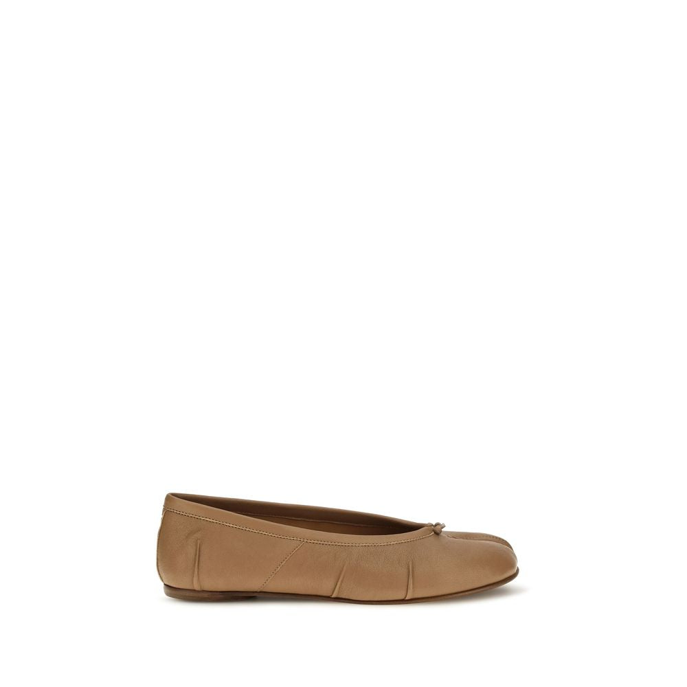 Maison Margiela Beige Lamm Ovis Aries Ballerinas