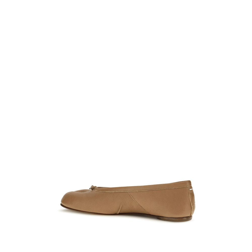 Maison Margiela Beige Lamm Ovis Aries Ballerinas