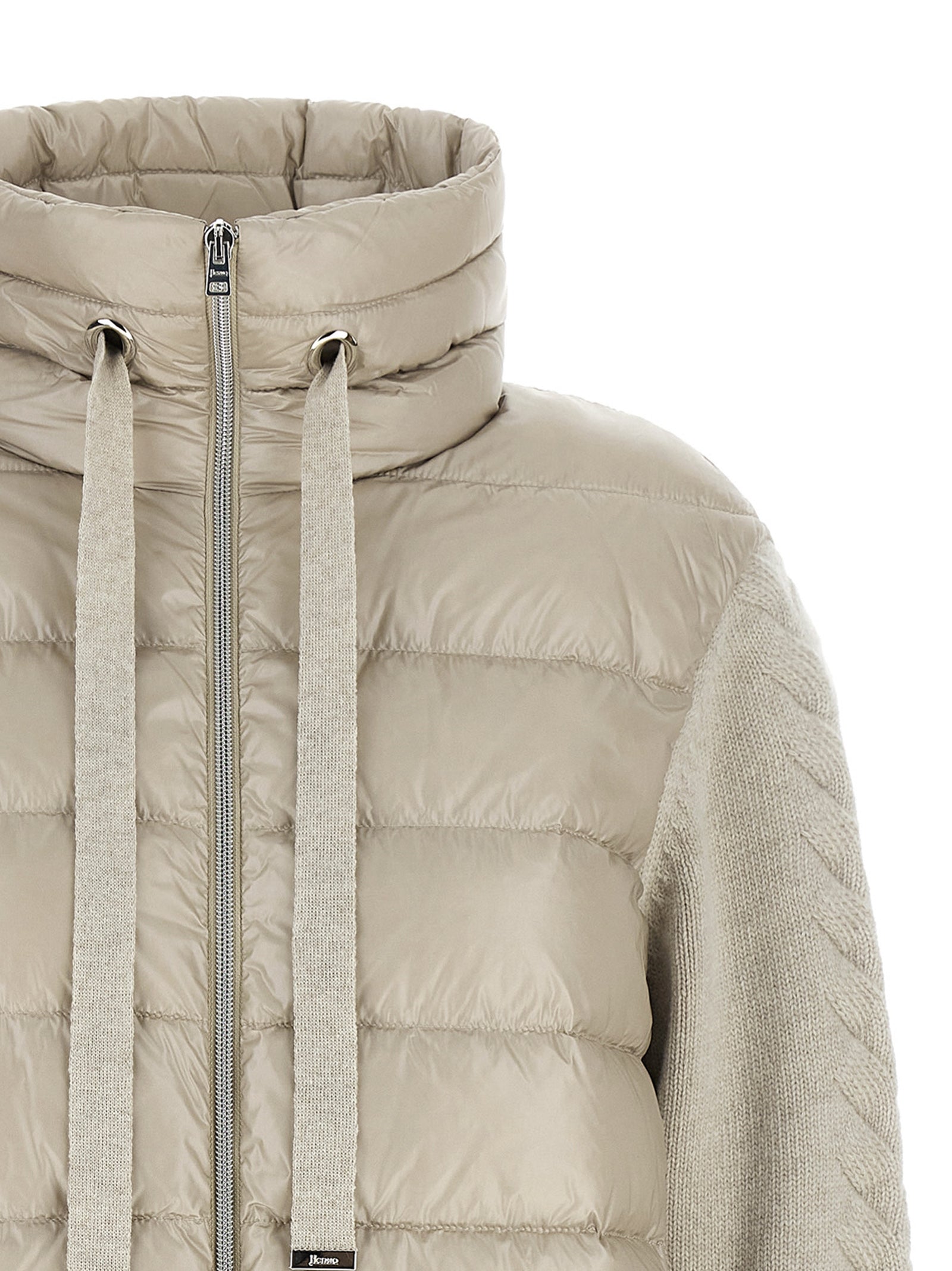 Herno Beige Polyamid Steppjacke