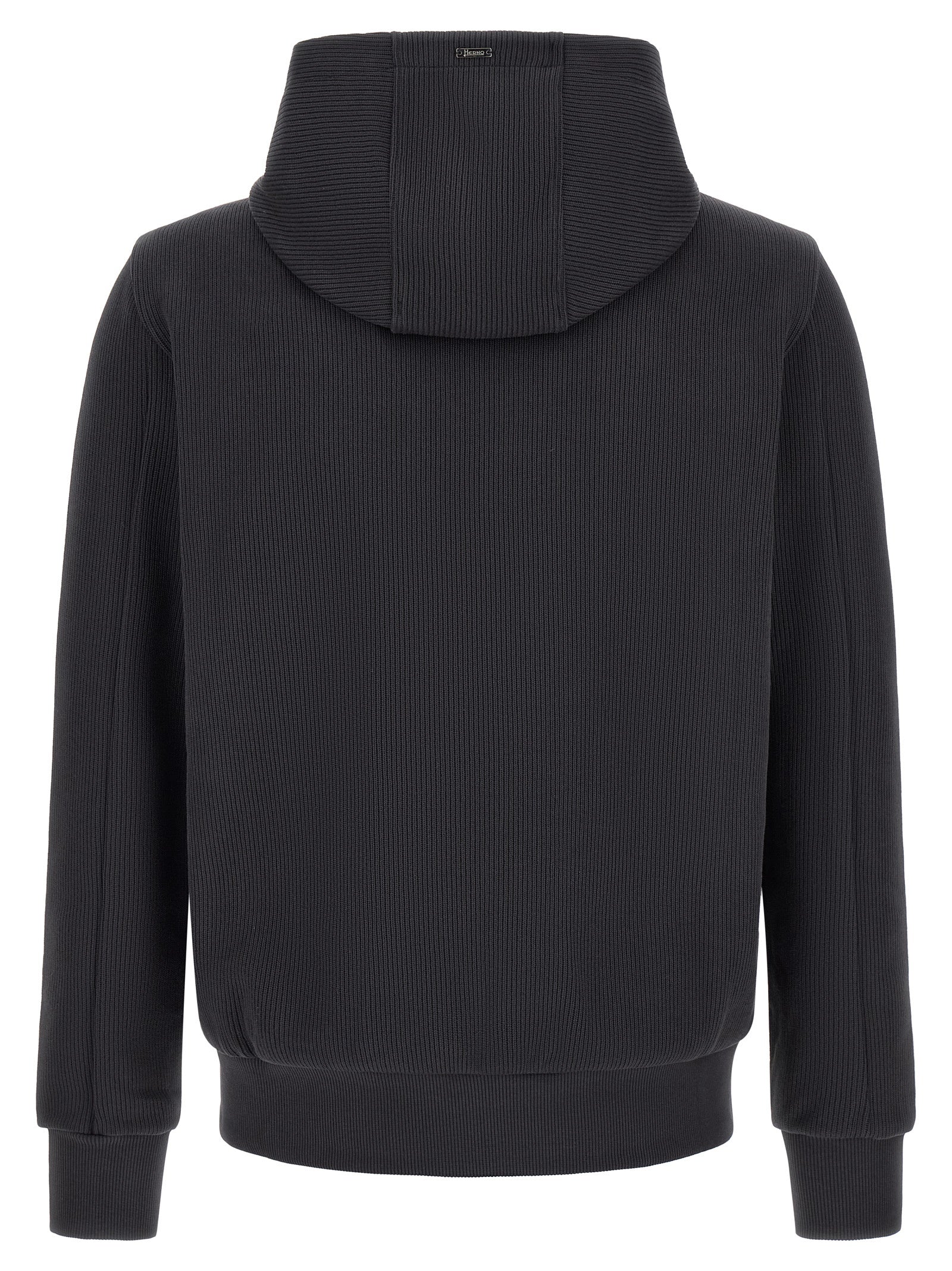 Herno Blaue Baumwoll-Shell-Jacke