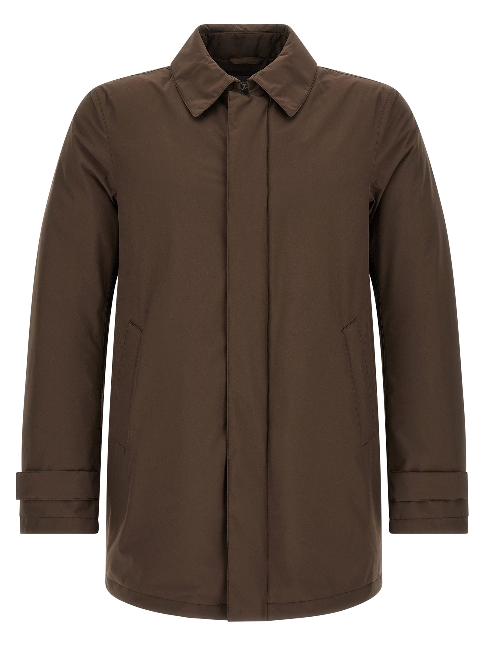 Herno Brauner Parka aus Polyester