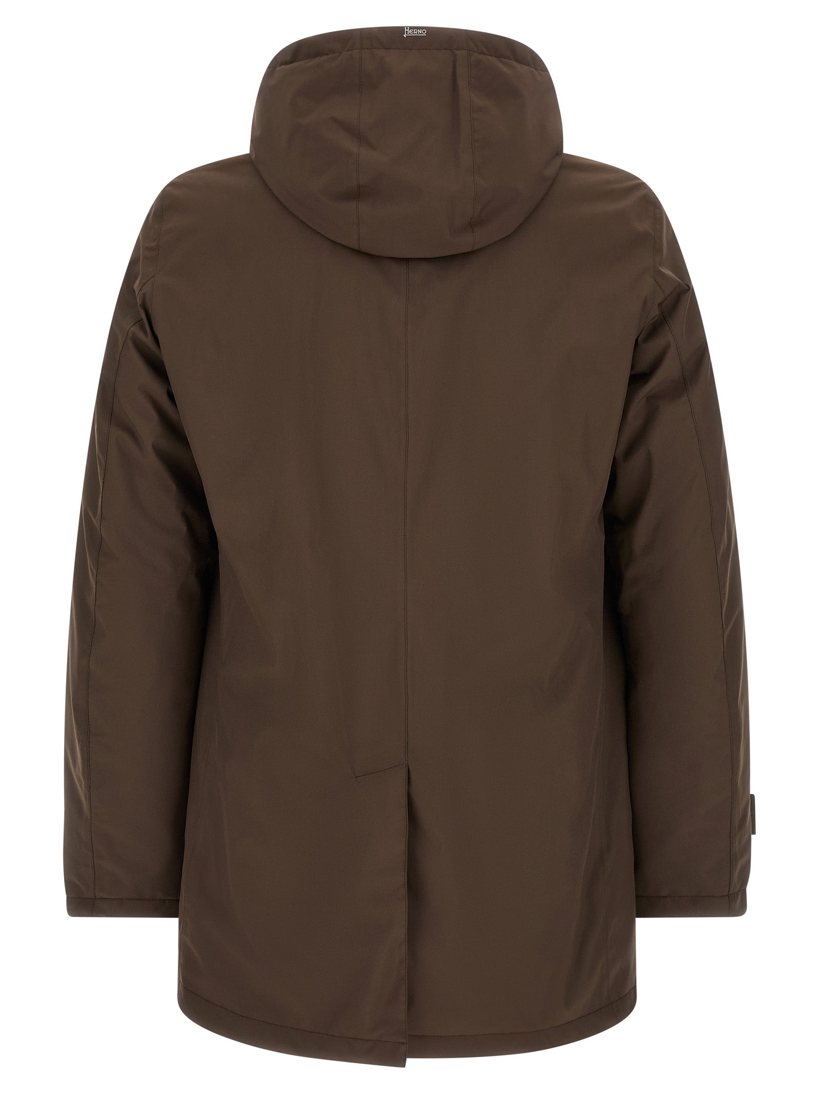 Herno Brauner Parka aus Polyester